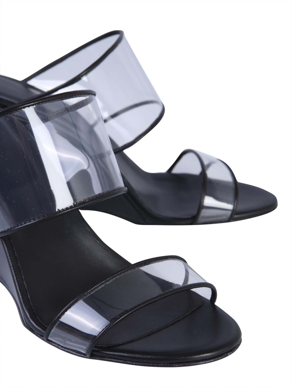 Plexi wedge PX163LEATHERBLACK (PARIS TEXAS / サンダル ) | PARIS TEXAS (パリ テキサス)(5)