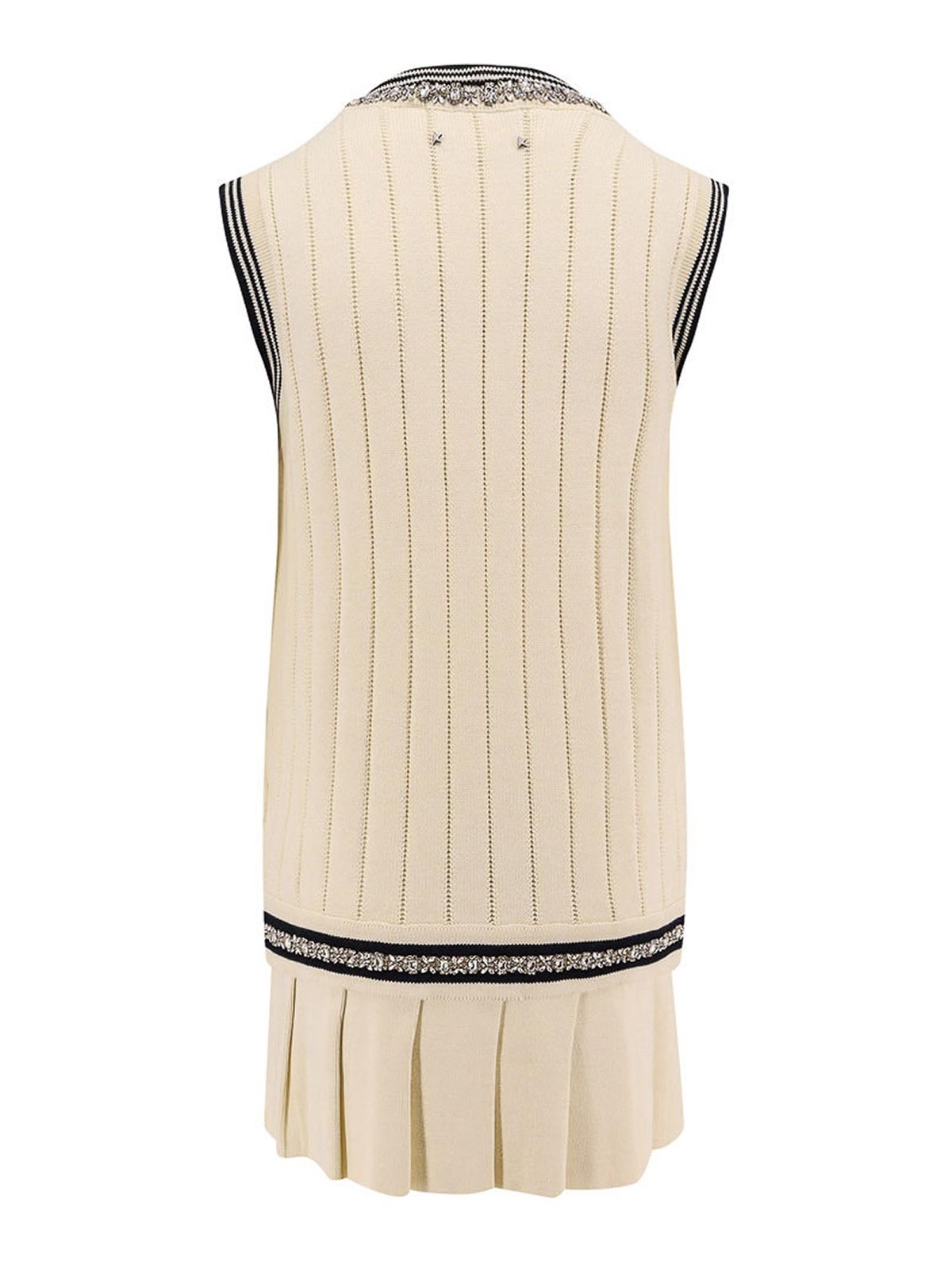 Organic Cotton Dress With Crystal Decoration GWP02119P00191211782 (Golden Goose / ワンピース・ドレス・オールインワン ) | Golden Goose (ゴールデングース)(1)