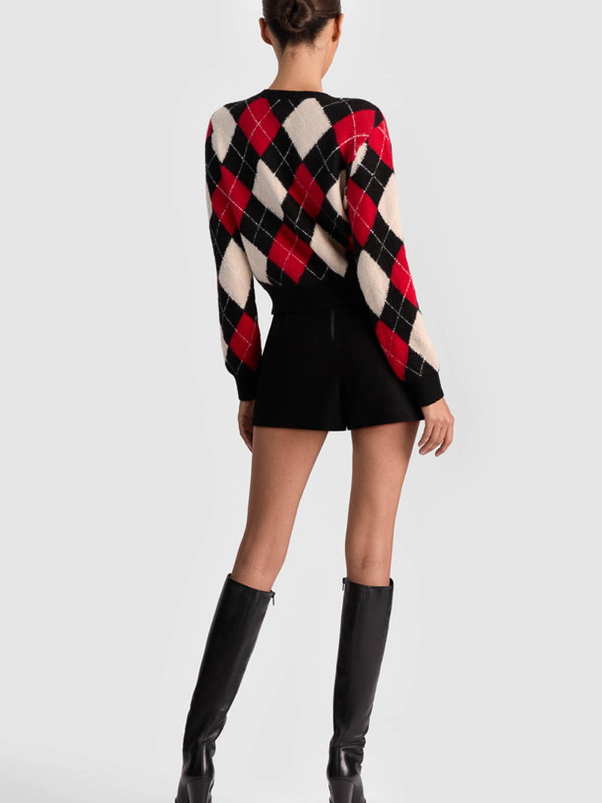 Carolee Argyle Cardigan CC508543704B943 (alice + olivia / ニット・セーター・カーディガン ) | alice + olivia (アリス アンド オリビア)(2)