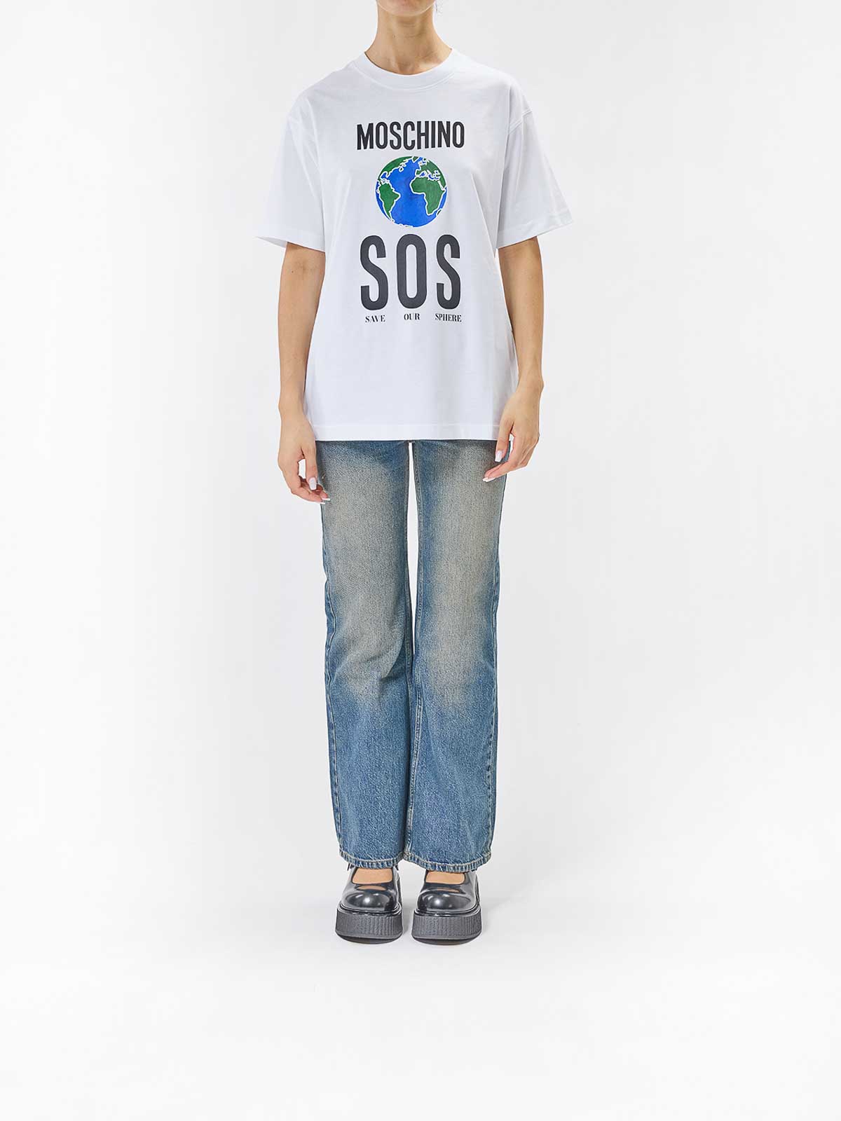 Sos Tshirt 71354411001 (MOSCHINO / Tシャツ・カットソー ) | MOSCHINO (モスキーノ)(1)