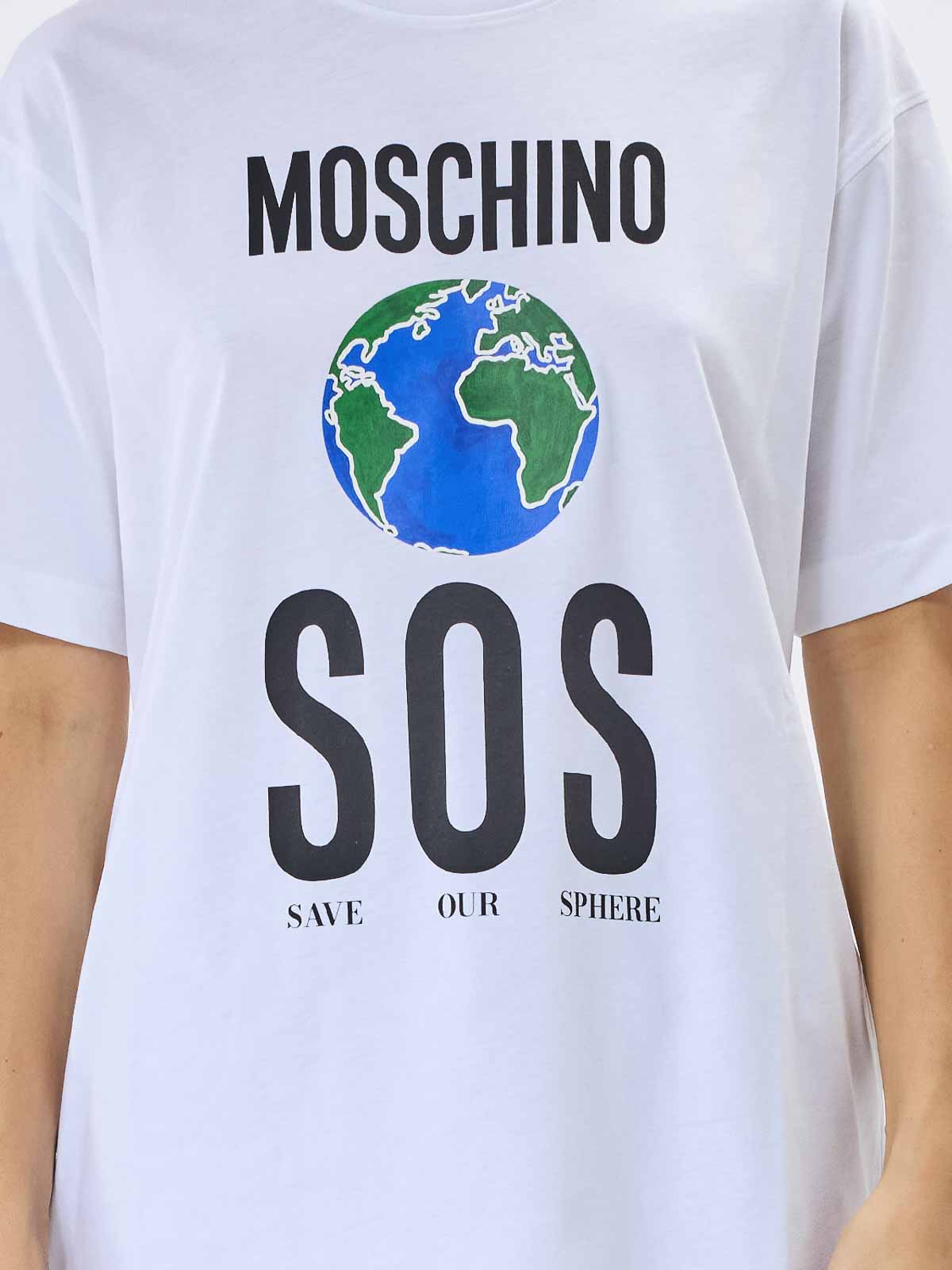 Sos Tshirt 71354411001 (MOSCHINO / Tシャツ・カットソー ) | MOSCHINO (モスキーノ)(4)
