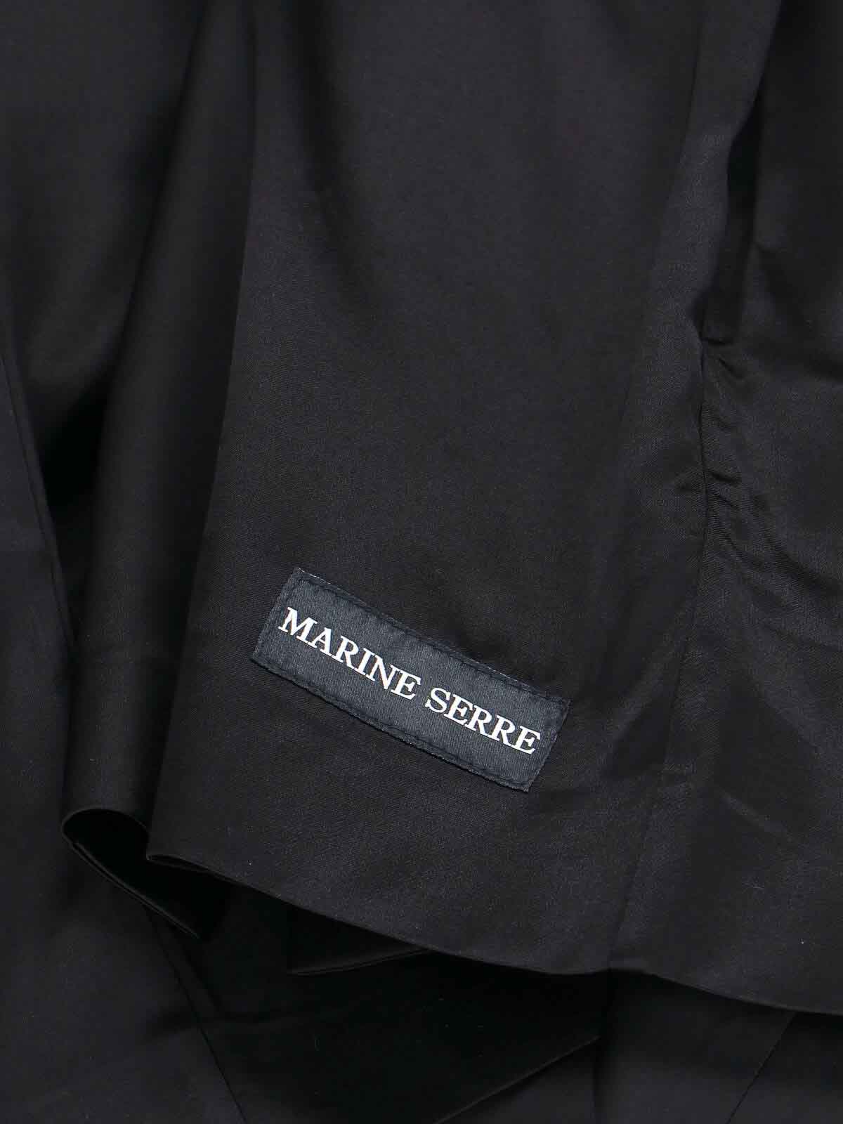 Satin Midi Dress WDR421ACWOV0056BK99 (MARINE SERRE / ワンピース・ドレス・オールインワン ) | MARINE SERRE (マリーン セル)(4)