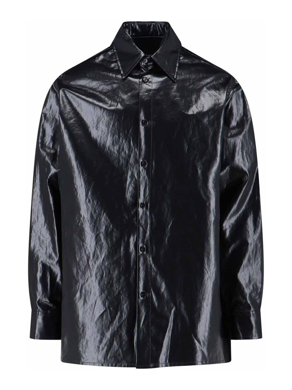 Coated Linen Shirt SH2DT0035M35617900 (MM6 Maison Margiela / シャツ・ブラウス ) | MM6 Maison Margiela (エムエムシックス)