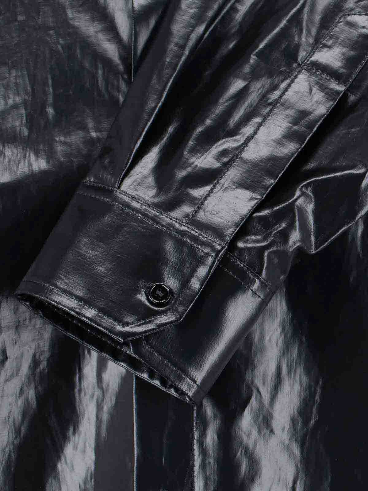 Coated Linen Shirt SH2DT0035M35617900 (MM6 Maison Margiela / シャツ・ブラウス ) | MM6 Maison Margiela (エムエムシックス)(4)