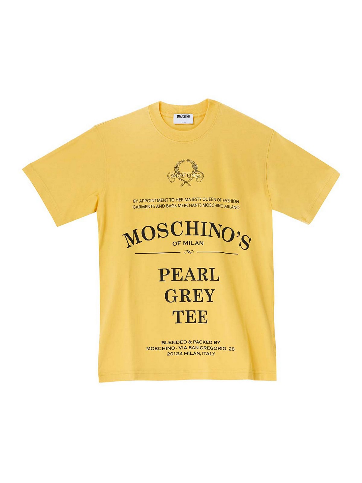 Pearl Grey T-Shirt 72755411029 (MOSCHINO / Tシャツ・カットソー ) | MOSCHINO (モスキーノ)