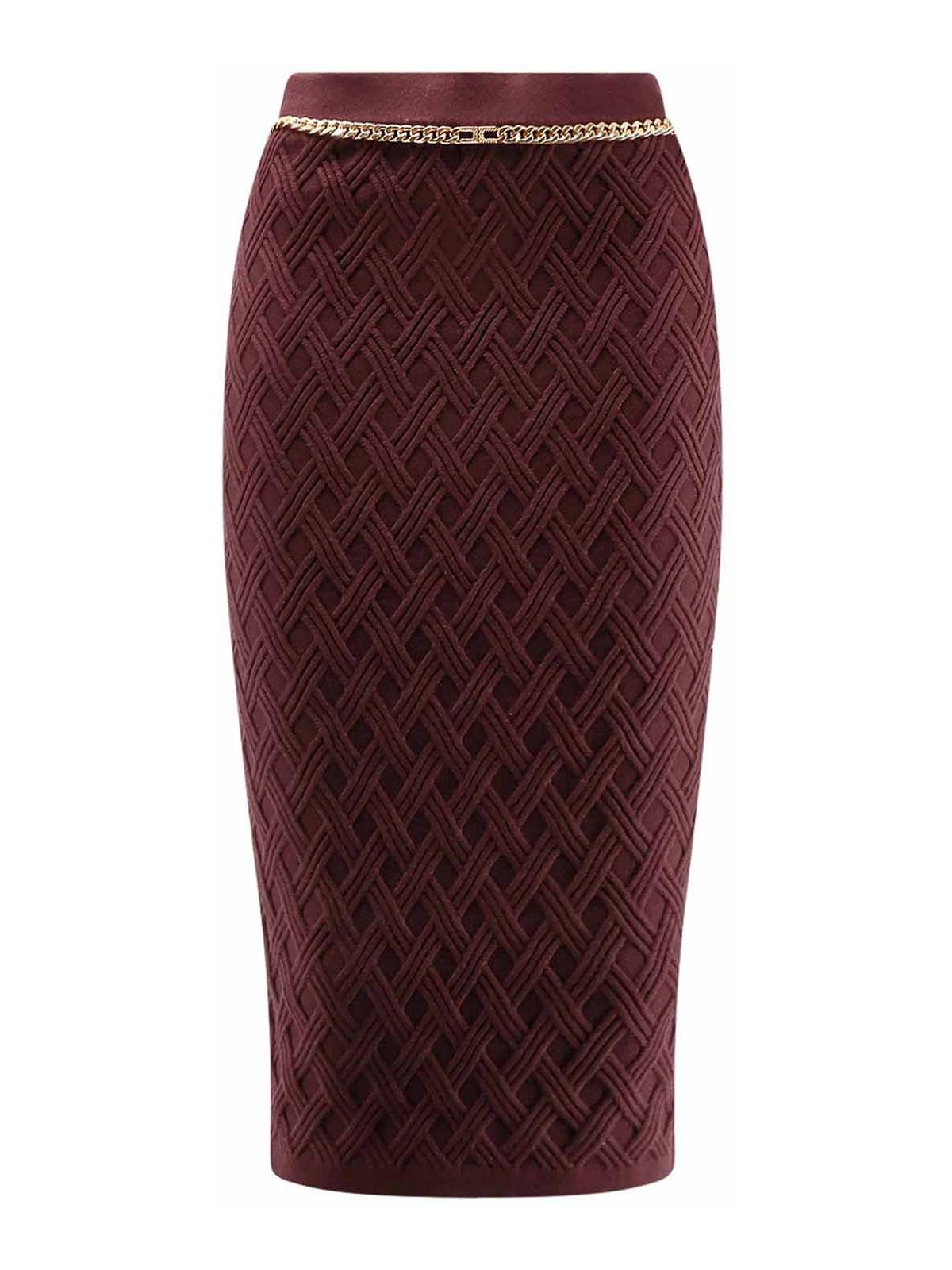 Pencil Skirt In Viscose Blend GK20B56E2EA4 (Elisabetta Franchi / スカート ) | Elisabetta Franchi (エリザベッタ フランキ)