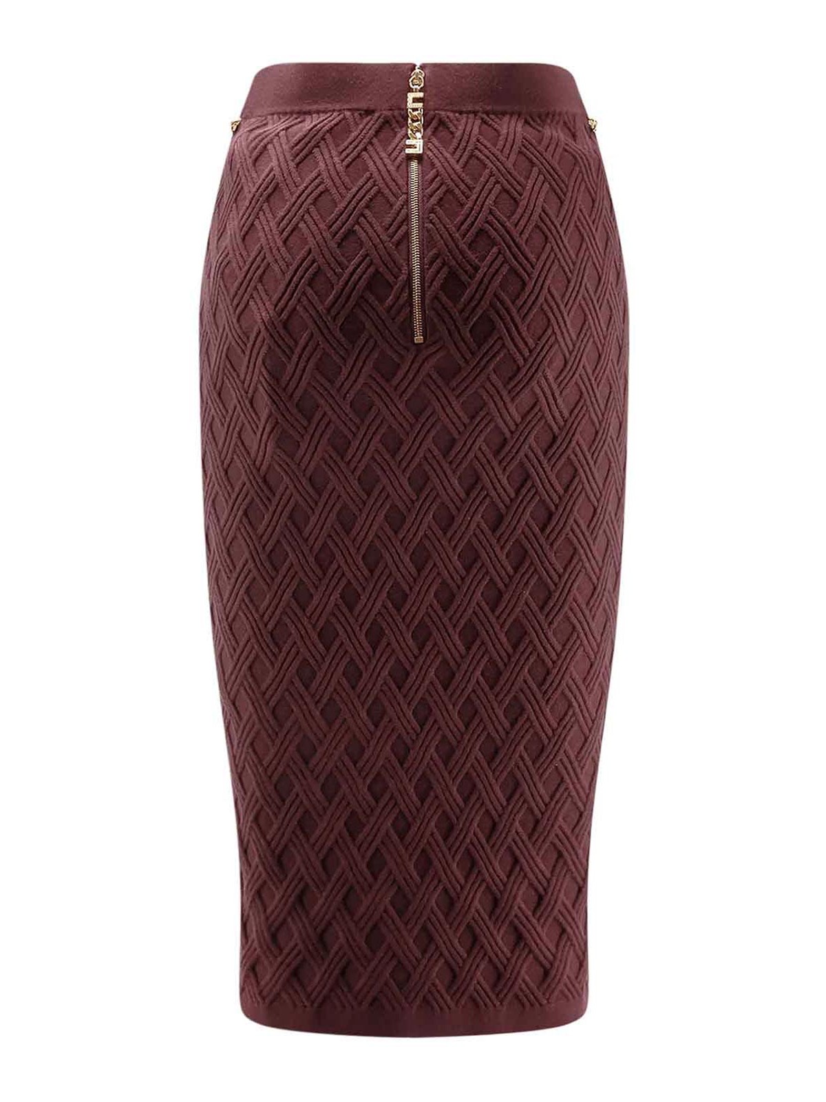 Pencil Skirt In Viscose Blend GK20B56E2EA4 (Elisabetta Franchi / スカート ) | Elisabetta Franchi (エリザベッタ フランキ)(1)