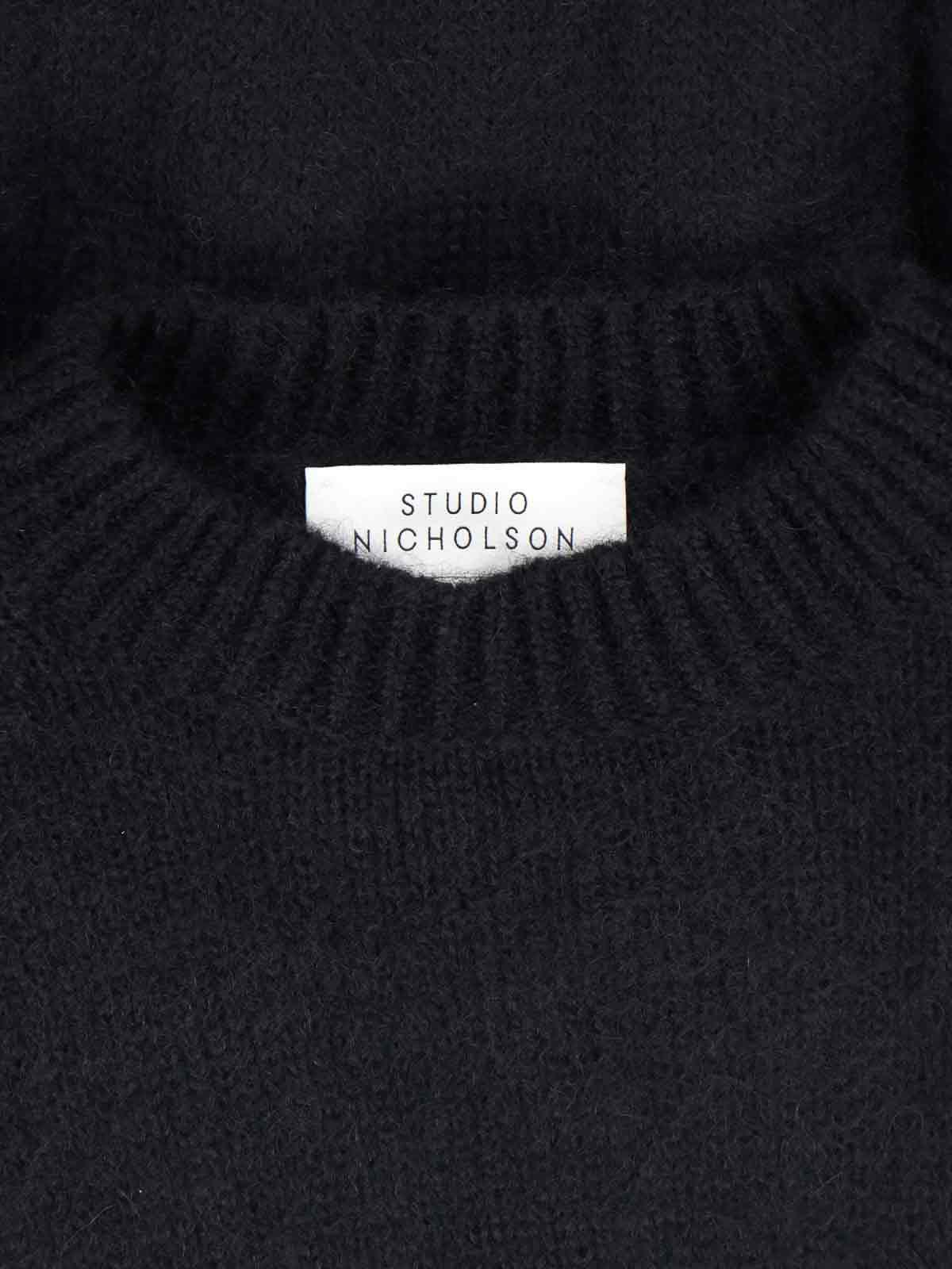 Maglione In Misto Mohair WYNNSN1499BLACK (Studio Nicholson / ニット・セーター・カーディガン ) | Studio Nicholson (スタジオニコルソン)(2)
