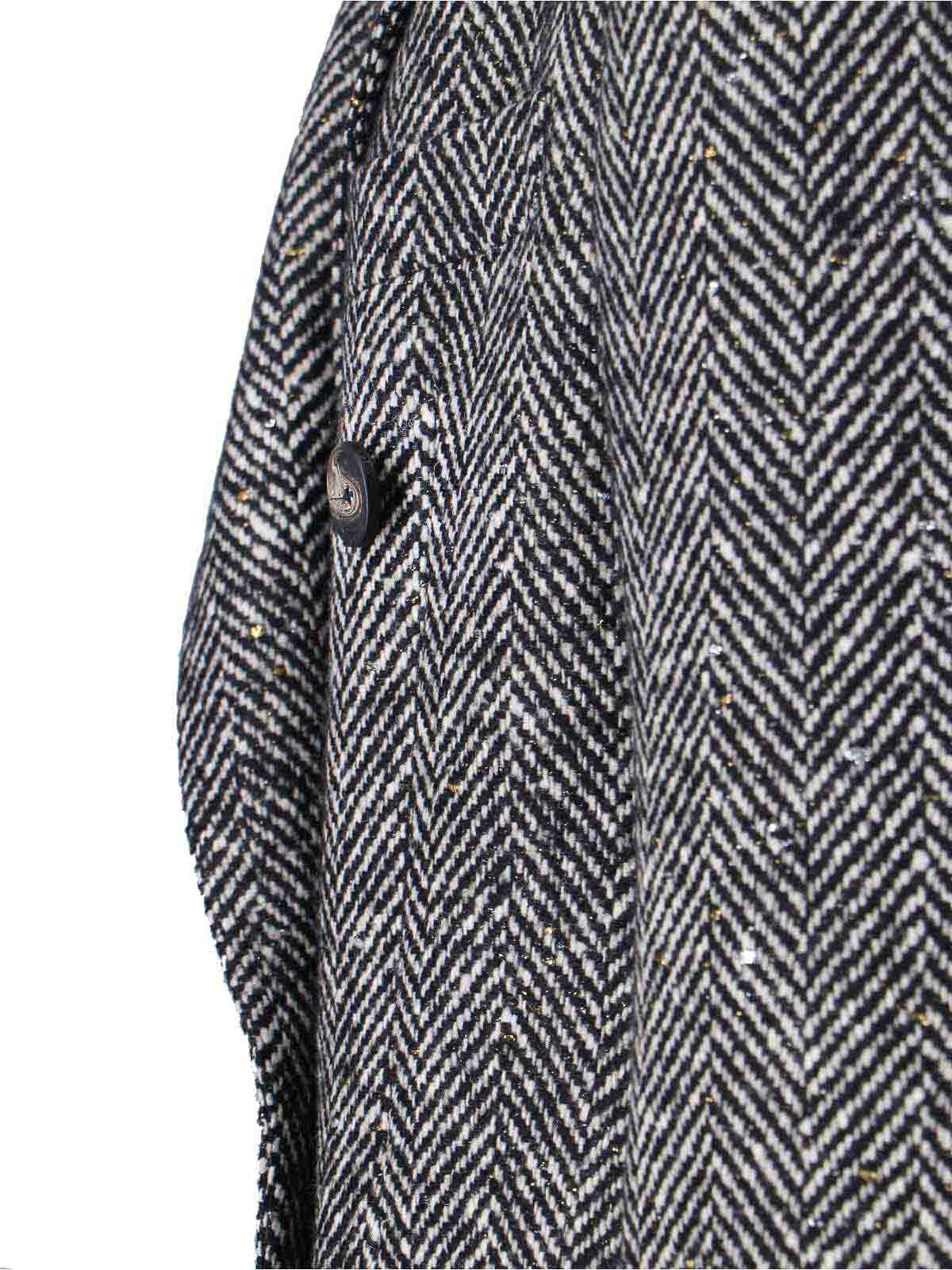 Maxi coat in virgin wool blend CCAITLYN110007N1075 (TAGLIATORE / コート ) | TAGLIATORE (タリアトーレ)(3)