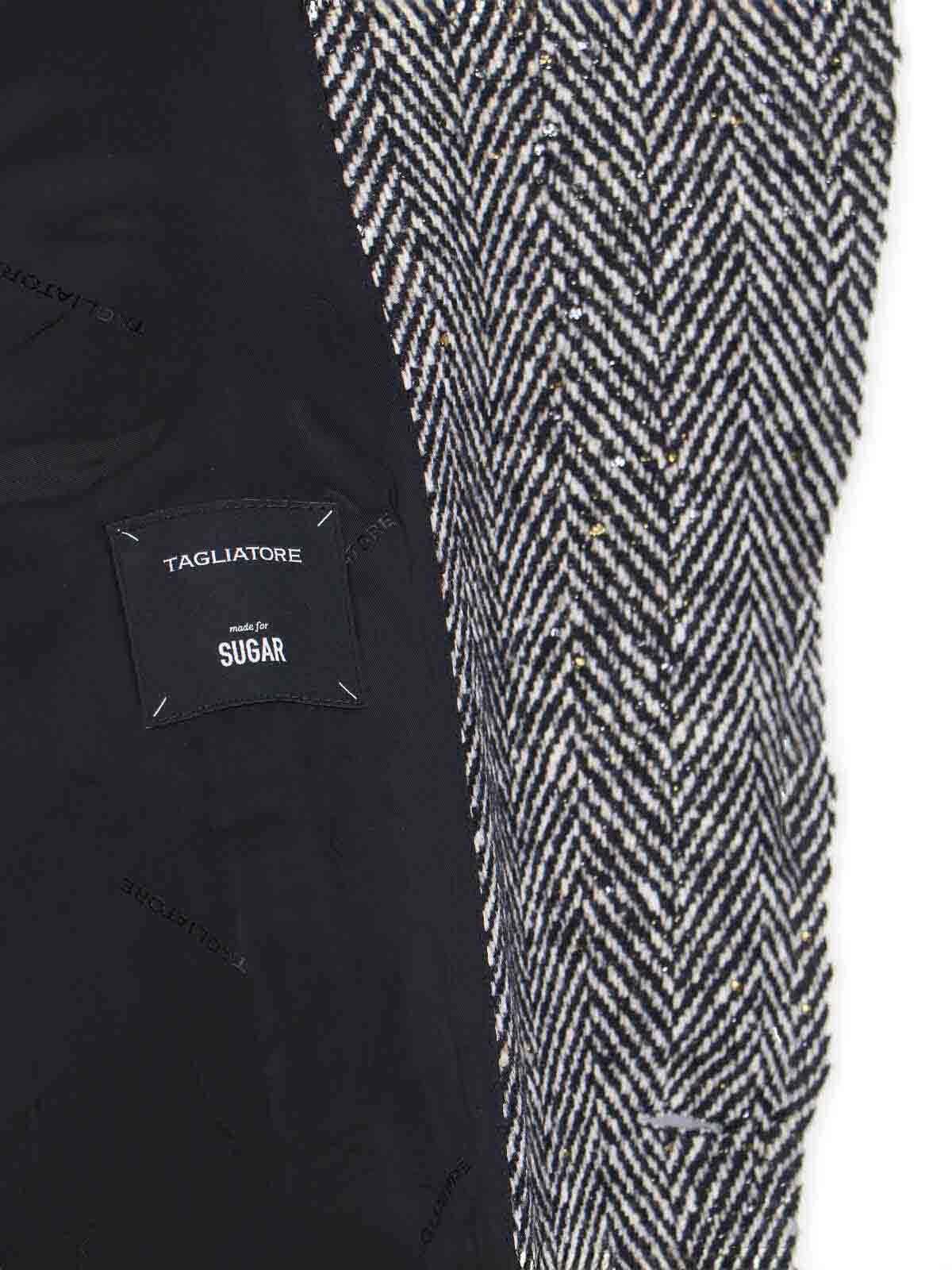 Maxi coat in virgin wool blend CCAITLYN110007N1075 (TAGLIATORE / コート ) | TAGLIATORE (タリアトーレ)(4)