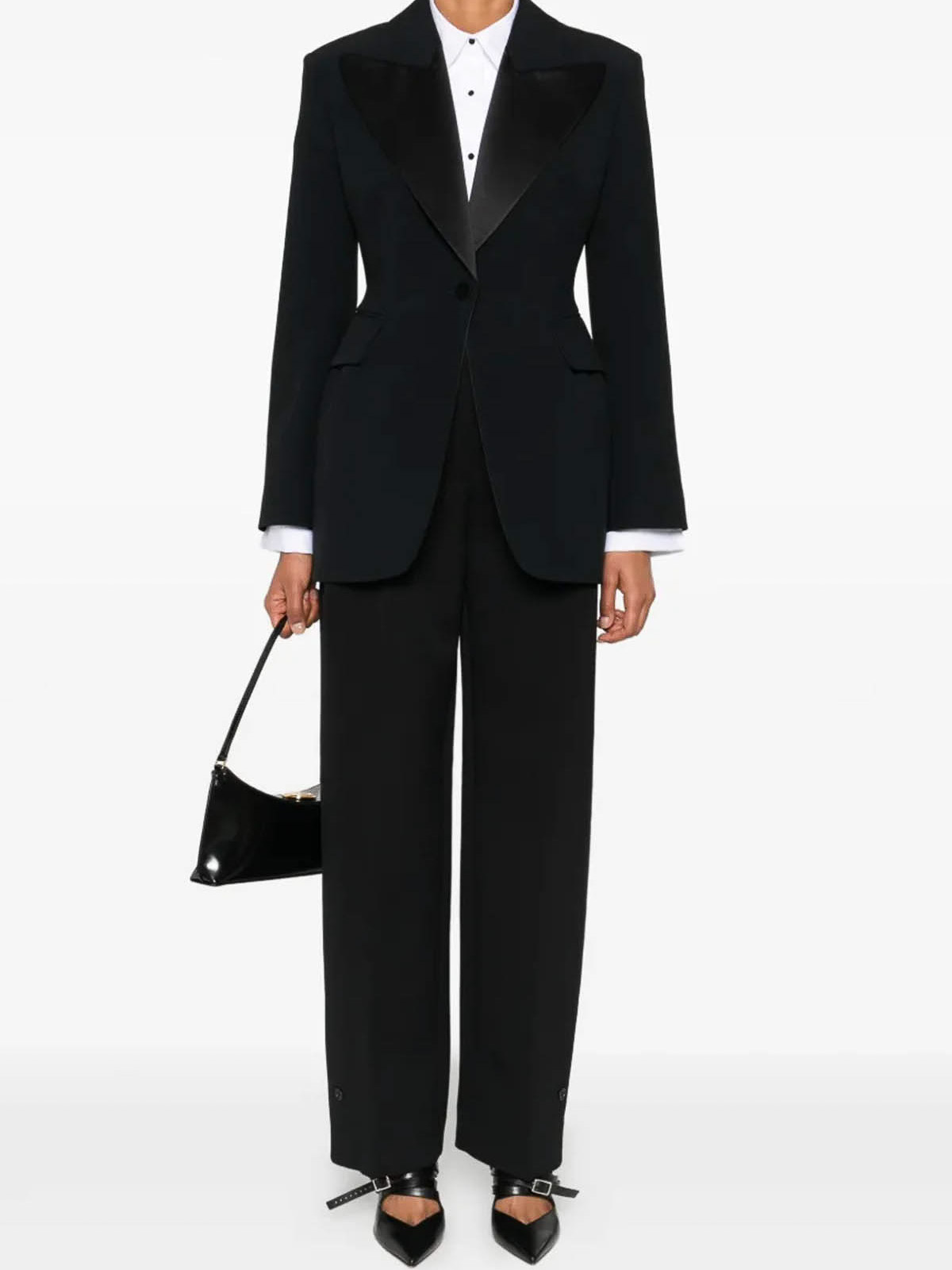 Single-Breasted Jacket D476I704TEILM95708 (ERMANNO SCERVINO / ブレザー・ジャケット ) | ERMANNO SCERVINO (エルマンノ シェルヴィーノ)(1)