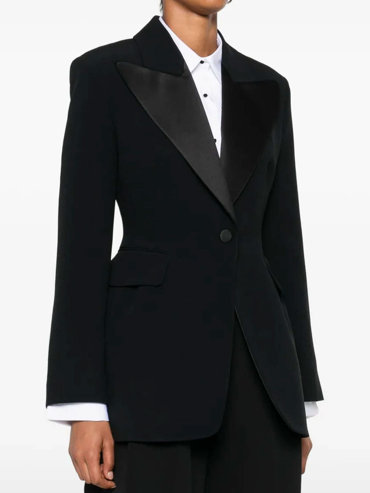 Single-Breasted Jacket D476I704TEILM95708 (ERMANNO SCERVINO / ブレザー・ジャケット ) | ERMANNO SCERVINO (エルマンノ シェルヴィーノ)(2)