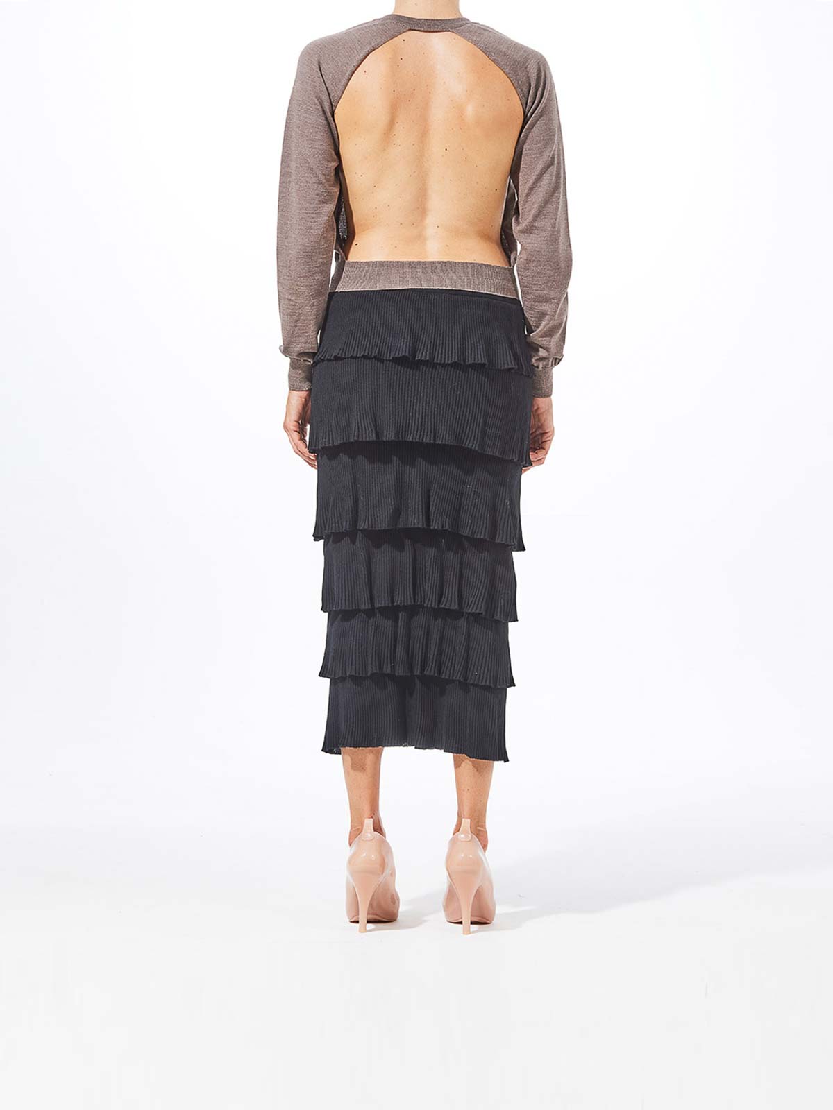 Open Back Cardigan 92054010082 (MOSCHINO / ニット・セーター・カーディガン ) | MOSCHINO (モスキーノ)(3)