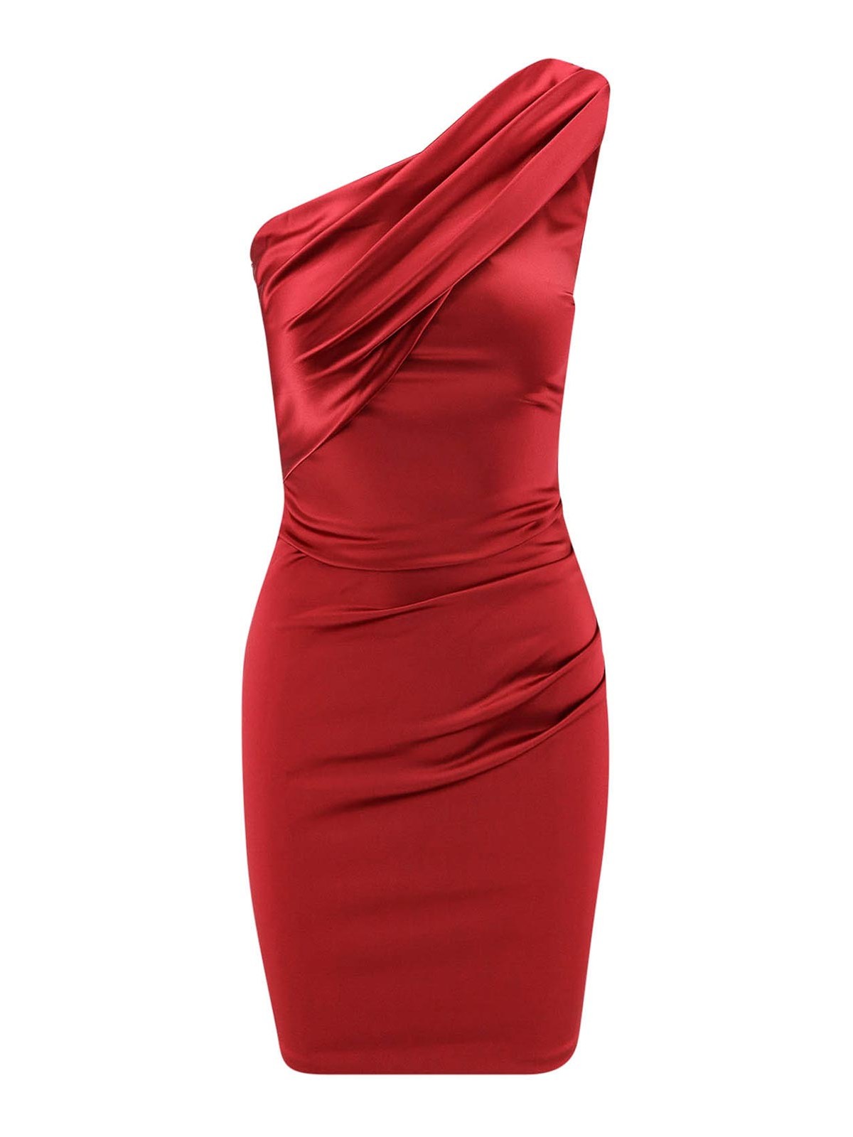 Vestito Corto Zenax In Satin ABCZENAXSATBS401 (CHIARA BONI La Petite Robe / ワンピース・ドレス・オールインワン ) | CHIARA BONI La Petite Robe (キアラ ボーニ ラ プチ ローブ))