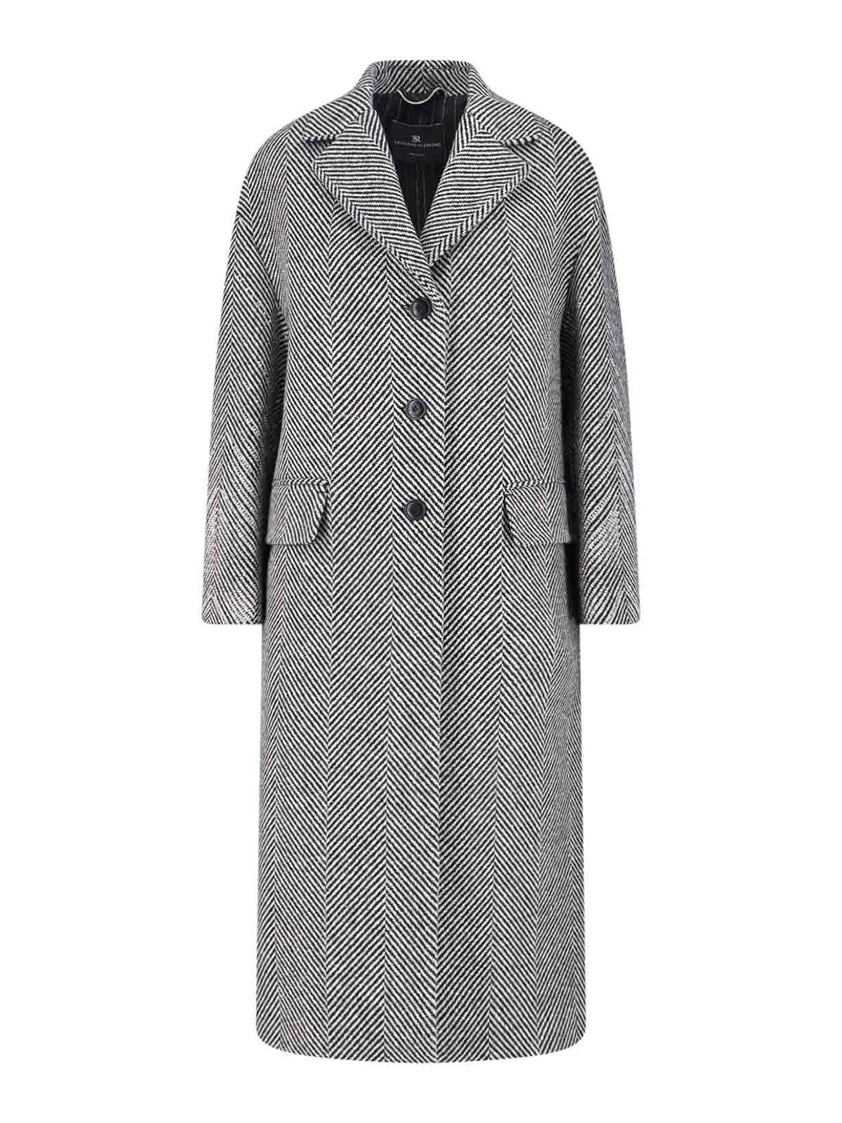 Maxi coat D476D301CTUAPT4701 (ERMANNO SCERVINO / コート ) | ERMANNO SCERVINO (エルマンノ シェルヴィーノ)
