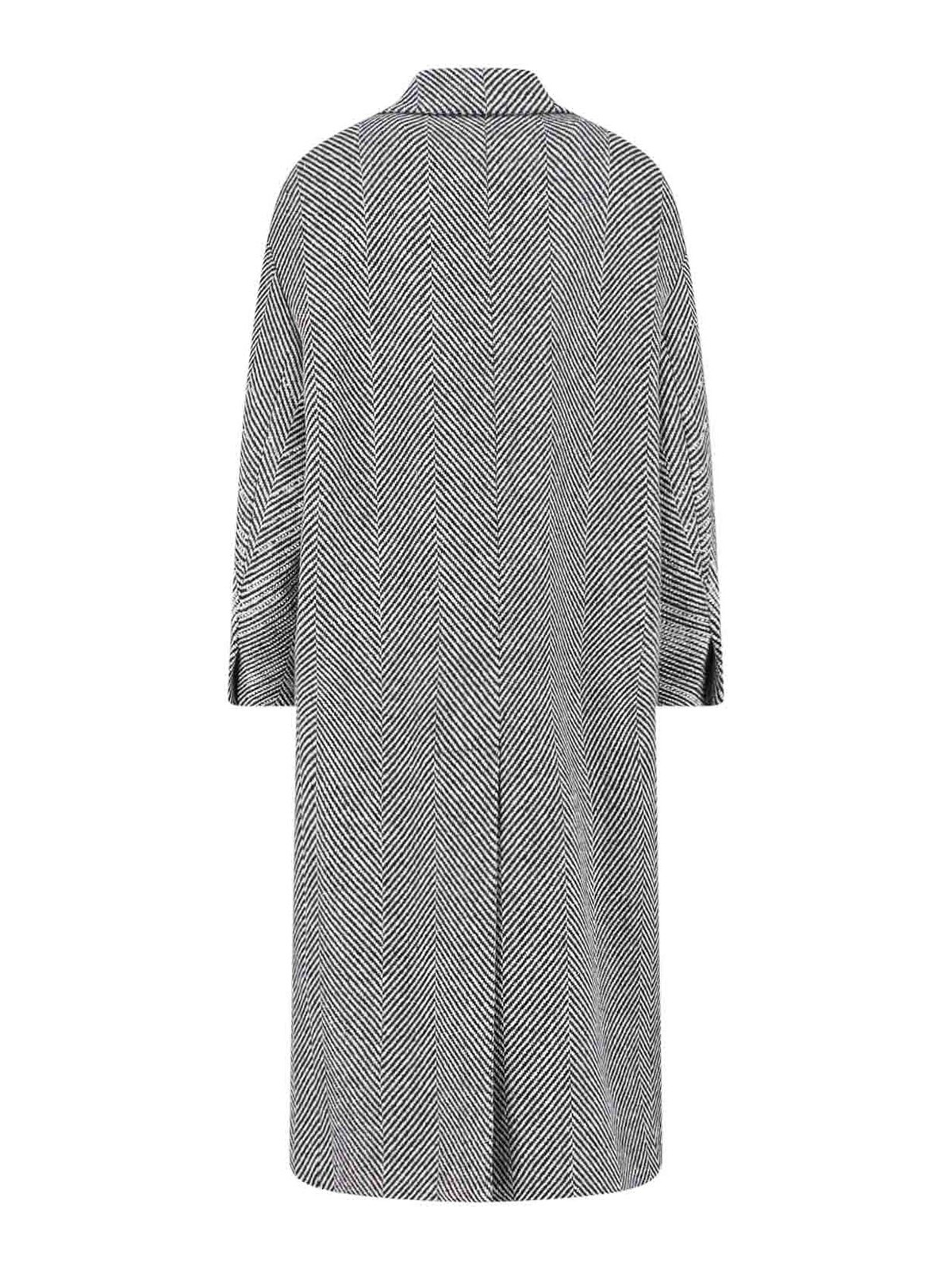 Maxi coat D476D301CTUAPT4701 (ERMANNO SCERVINO / コート ) | ERMANNO SCERVINO (エルマンノ シェルヴィーノ)(1)