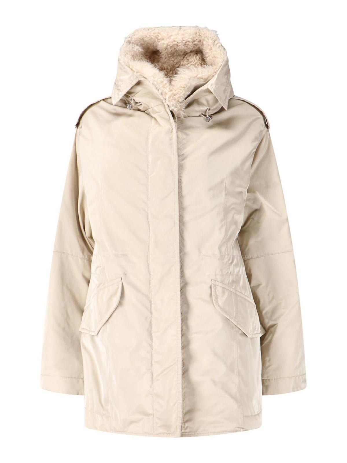 Sheepskin coat D470B707ALUUJ51216 (ERMANNO SCERVINO / コート ) | ERMANNO SCERVINO (エルマンノ シェルヴィーノ)