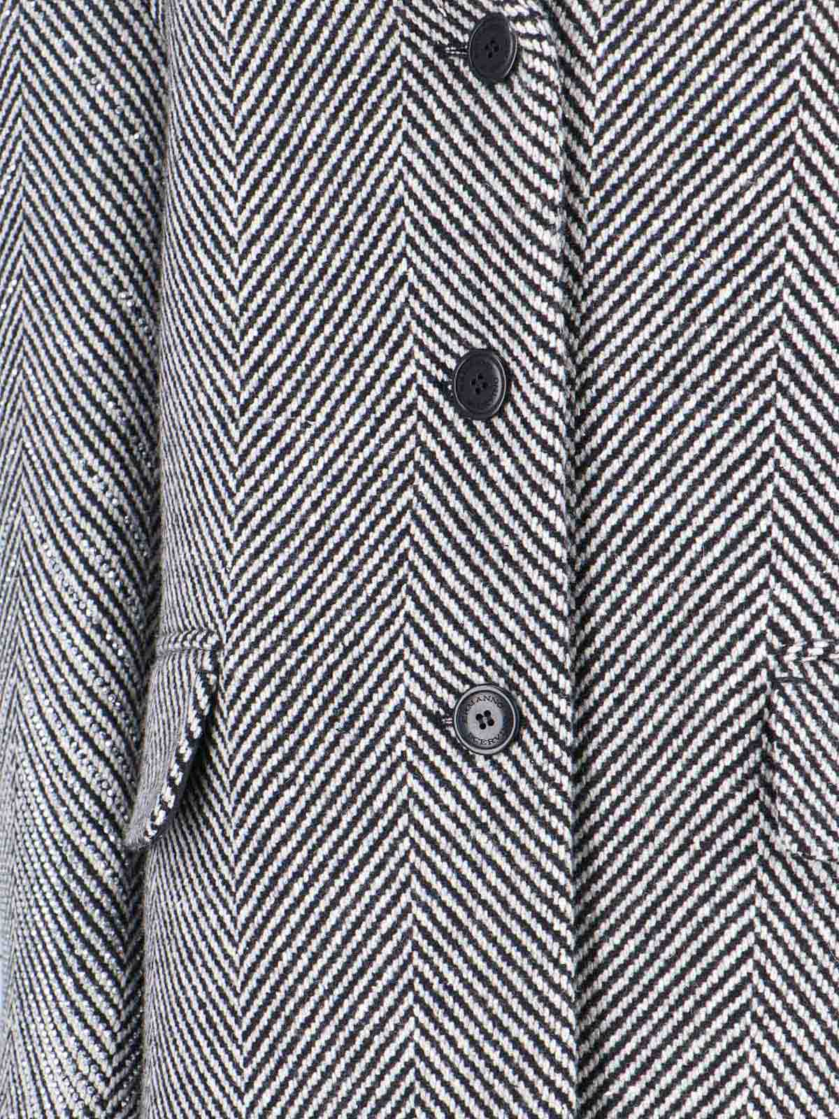 Maxi coat D476D301CTUAPT4701 (ERMANNO SCERVINO / コート ) | ERMANNO SCERVINO (エルマンノ シェルヴィーノ)(3)