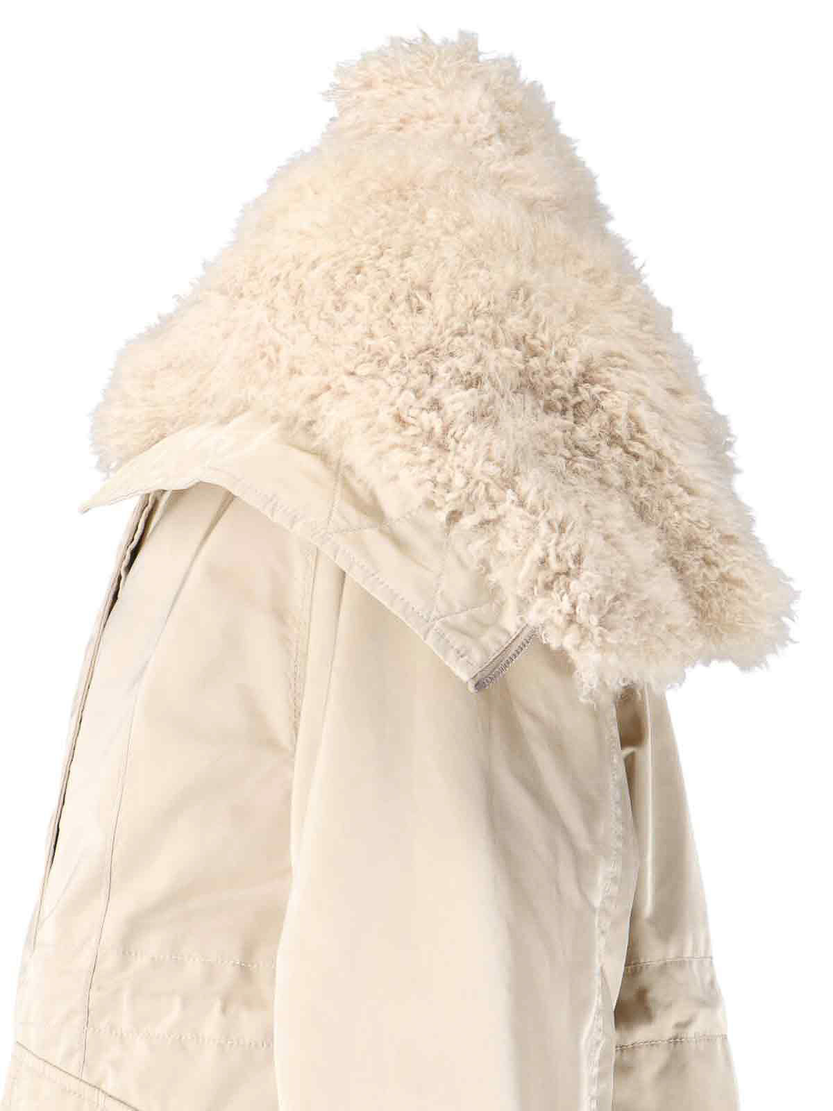Sheepskin coat D470B707ALUUJ51216 (ERMANNO SCERVINO / コート ) | ERMANNO SCERVINO (エルマンノ シェルヴィーノ)(3)
