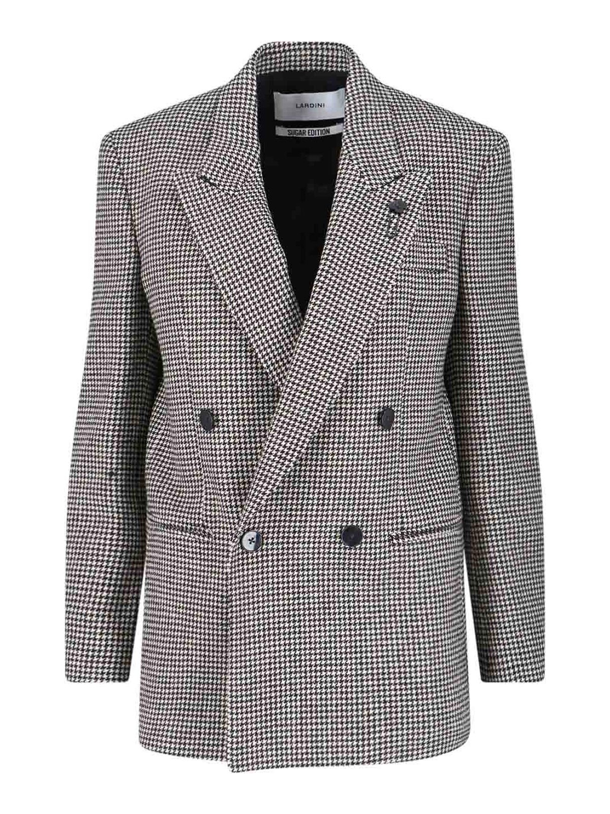Double-breasted blazer in wool blend A6CAMERONPNTH520150 (LARDINI / ブレザー・ジャケット ) | LARDINI (ラルディーニ)