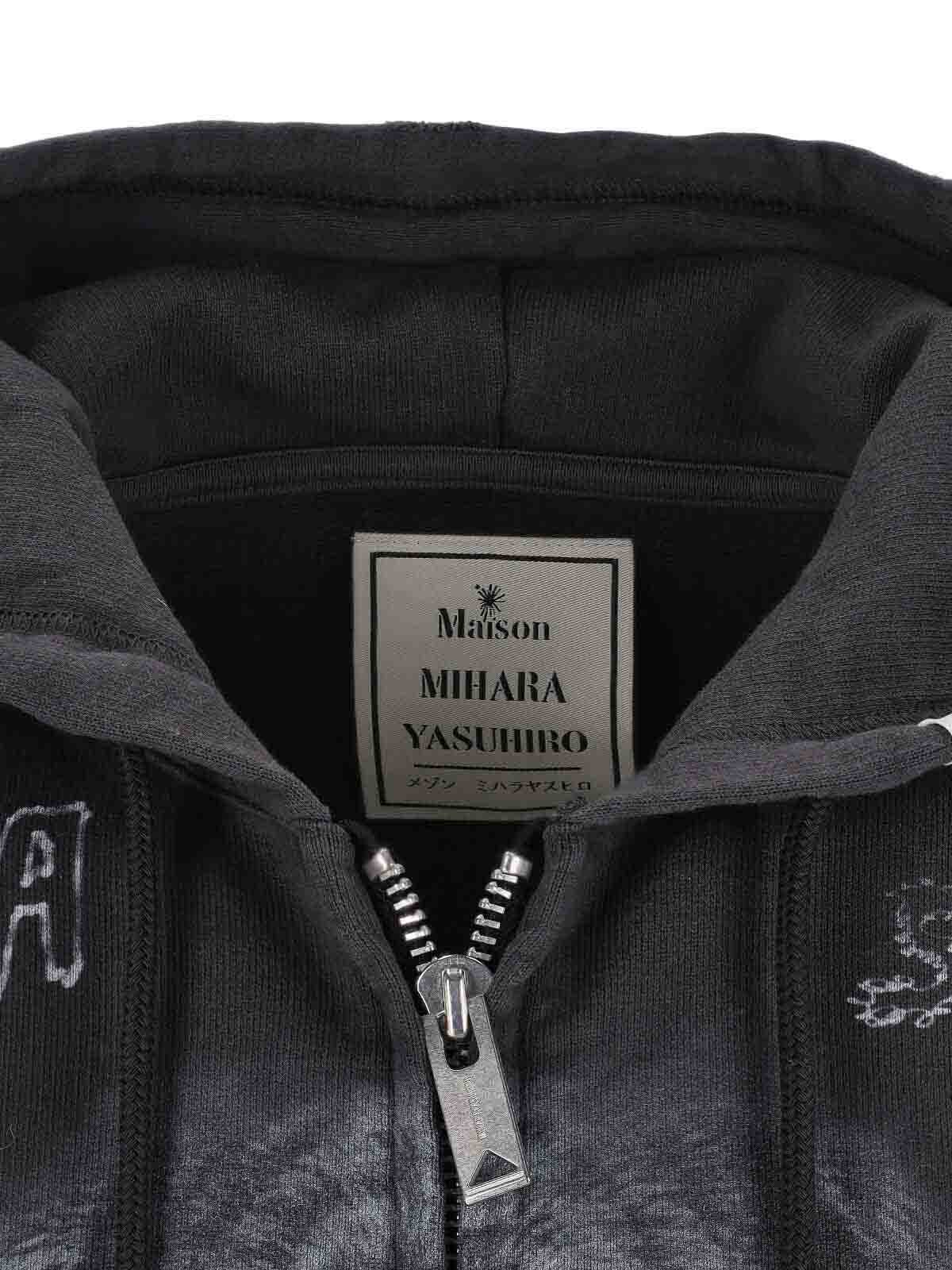 Zip Logo Sweatshirt J15PK721BLACK (Maison Mihara Yasuhiro / スウェット・フーディー ) | Maison Mihara Yasuhiro (メゾン ミハラ ヤスヒロ)(2)