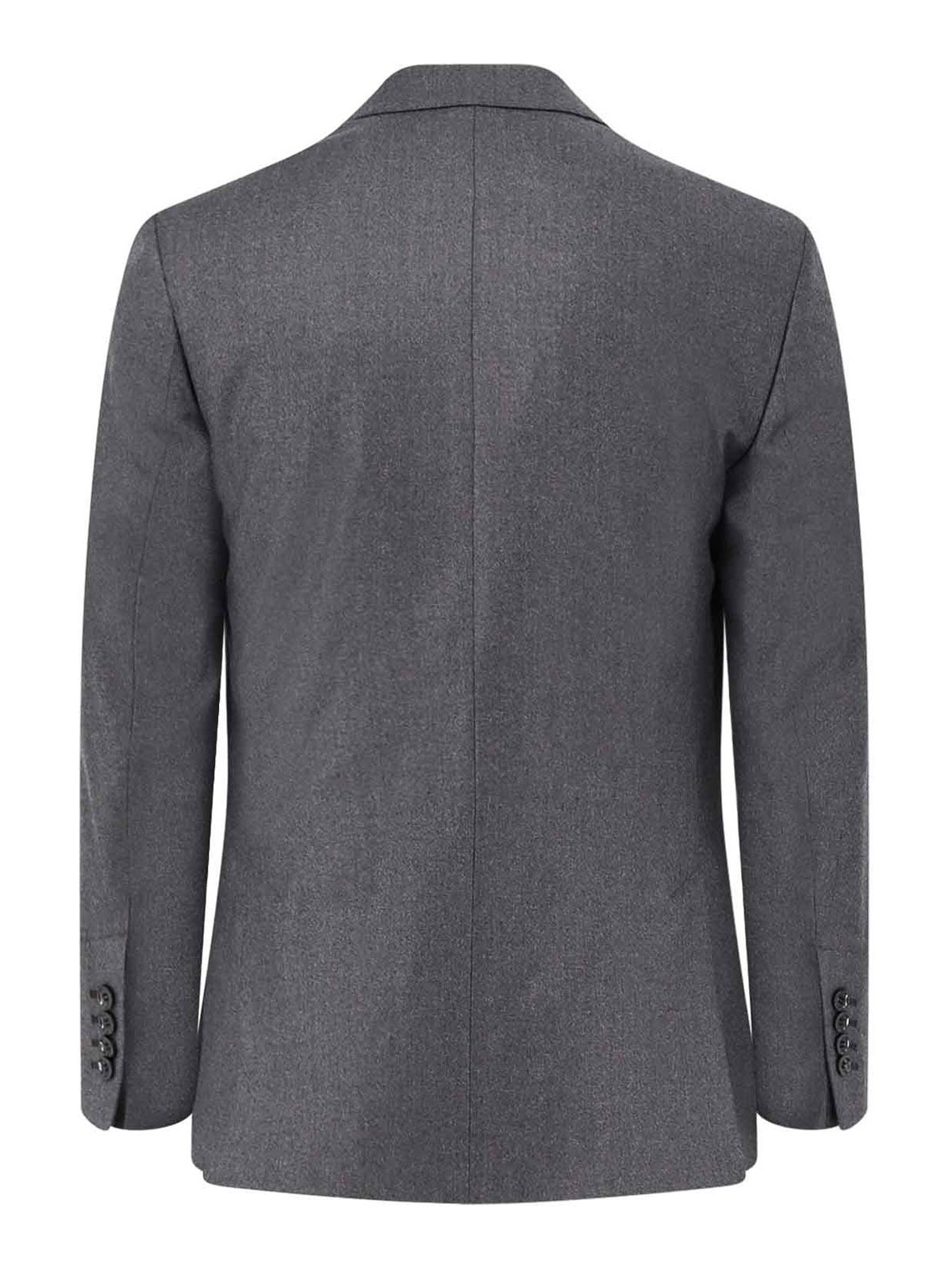 Double-breasted blazer in virgin wool HBV006WV0023020 (AMI Paris / ブレザー・ジャケット ) | AMI Paris (アミパリス)(1)