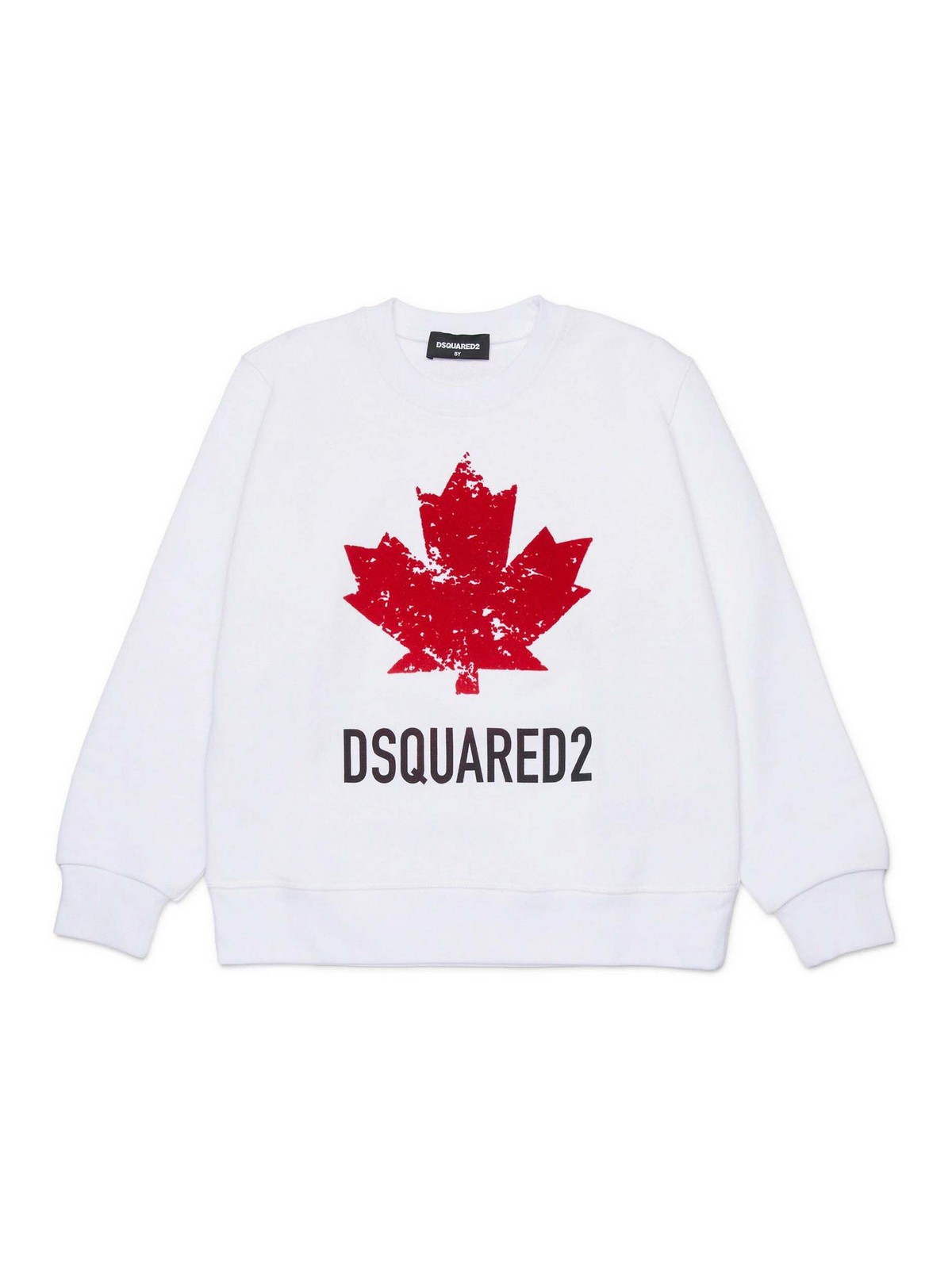 White sweatshirt DQ3005D00ZFDQ100 (Dsquared2 / スウェット・フーディー ) | Dsquared2 (ディースクエアード)