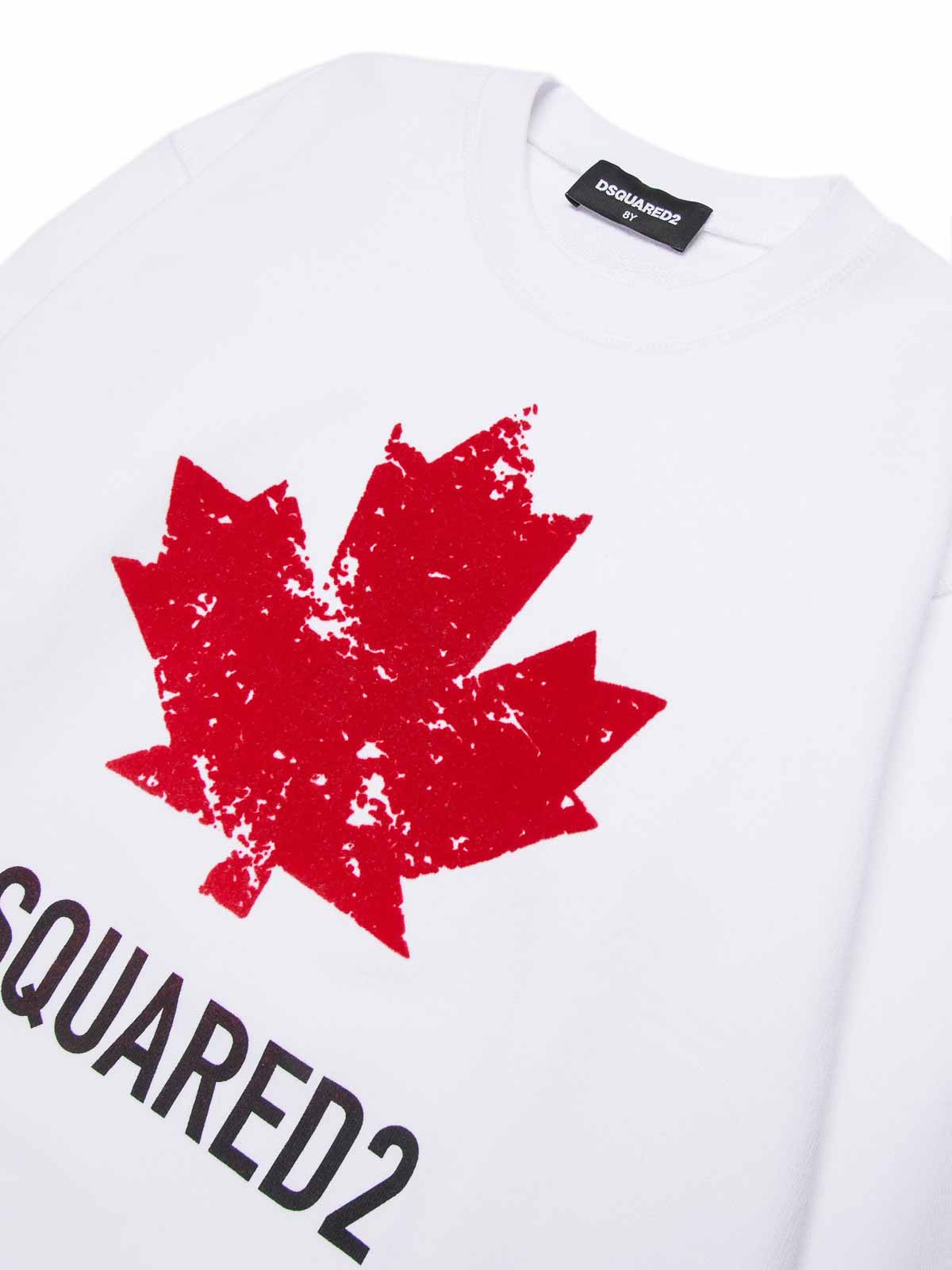 White sweatshirt DQ3005D00ZFDQ100 (Dsquared2 / スウェット・フーディー ) | Dsquared2 (ディースクエアード)(1)