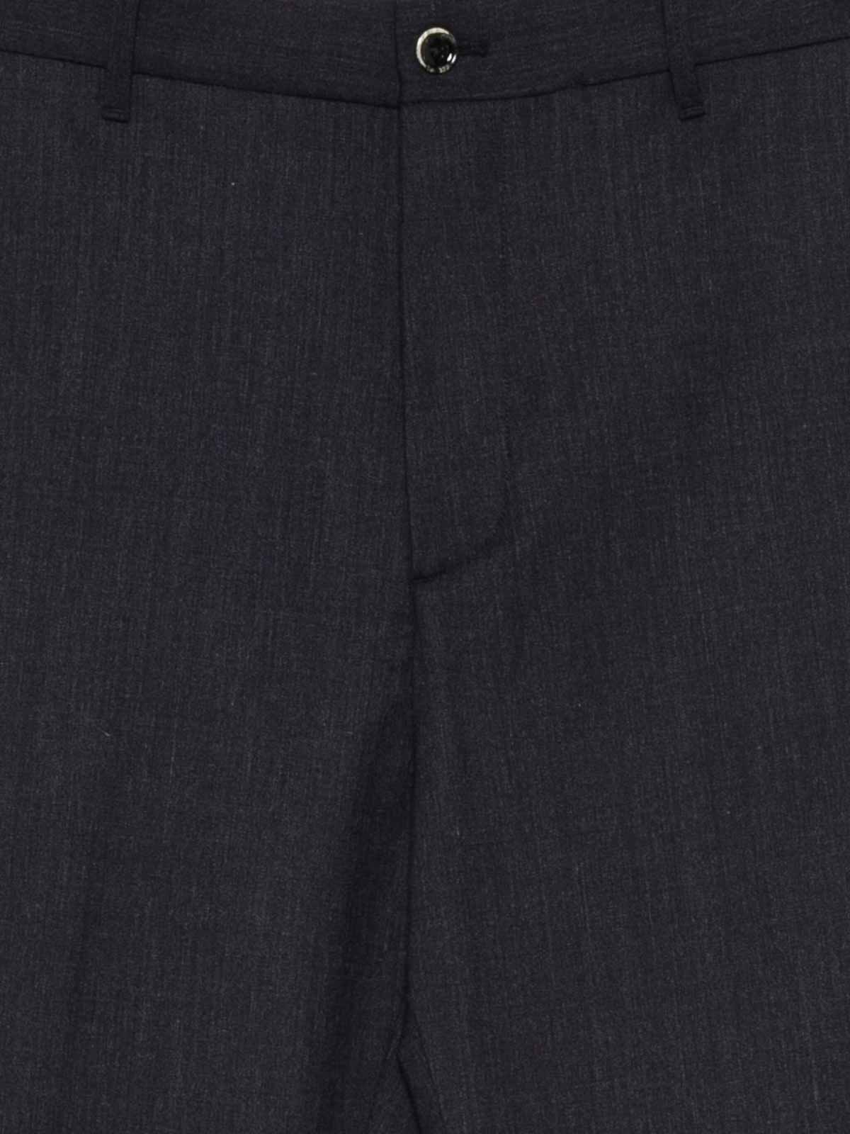 Navy Blue Apollon Trousers 9FW25AP59U20 (nine:inthe:morning / パンツ ) | nine:inthe:morning (ナインインザモーニング)(1)