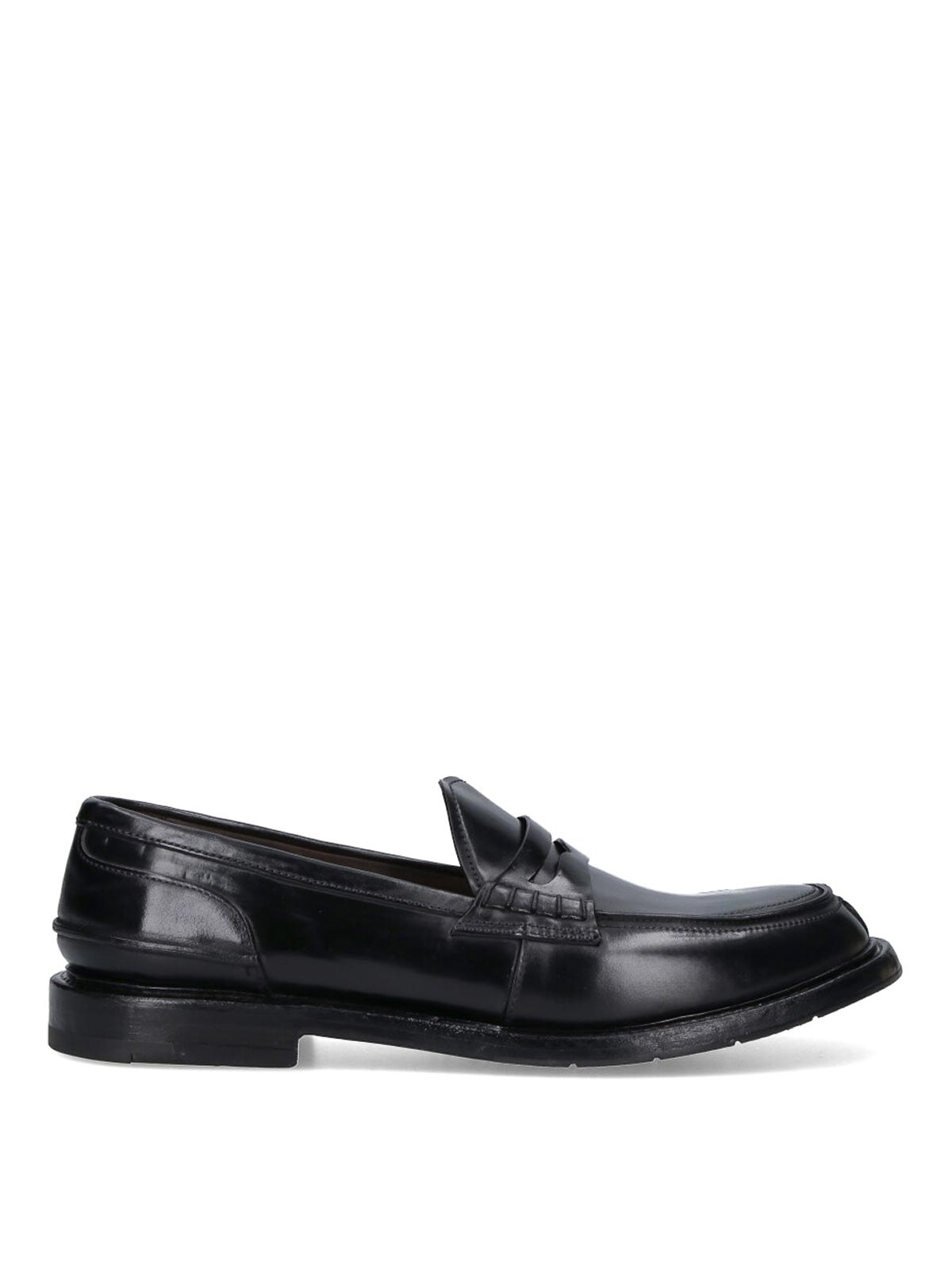 Calfskin loafers 32300KINGBRASSNERO (PREMIATA / ローファー ) | PREMIATA (プレミアータ)