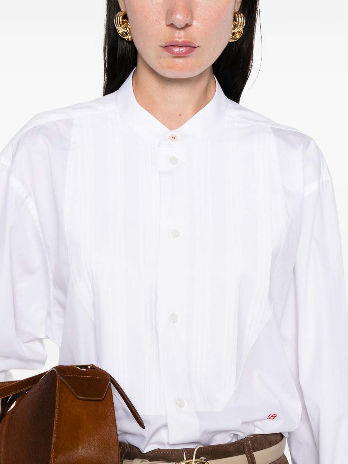Organic Cotton Shirt 1325WSH006461A6 (VICTORIA BECKHAM / シャツ・ブラウス ) | VICTORIA BECKHAM (ヴィクトリア ベッカム)(3)