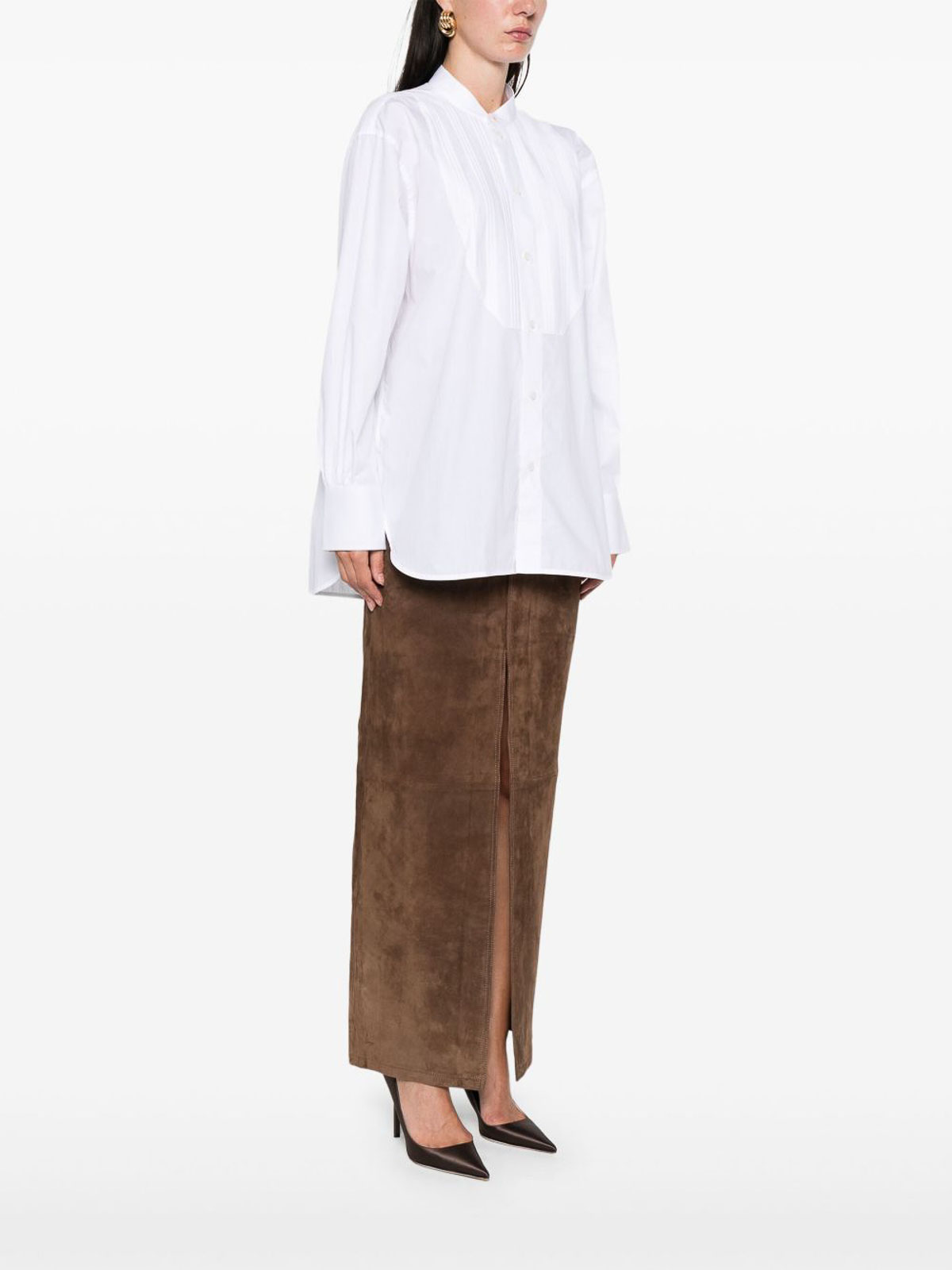 Organic Cotton Shirt 1325WSH006461A6 (VICTORIA BECKHAM / シャツ・ブラウス ) | VICTORIA BECKHAM (ヴィクトリア ベッカム)(4)