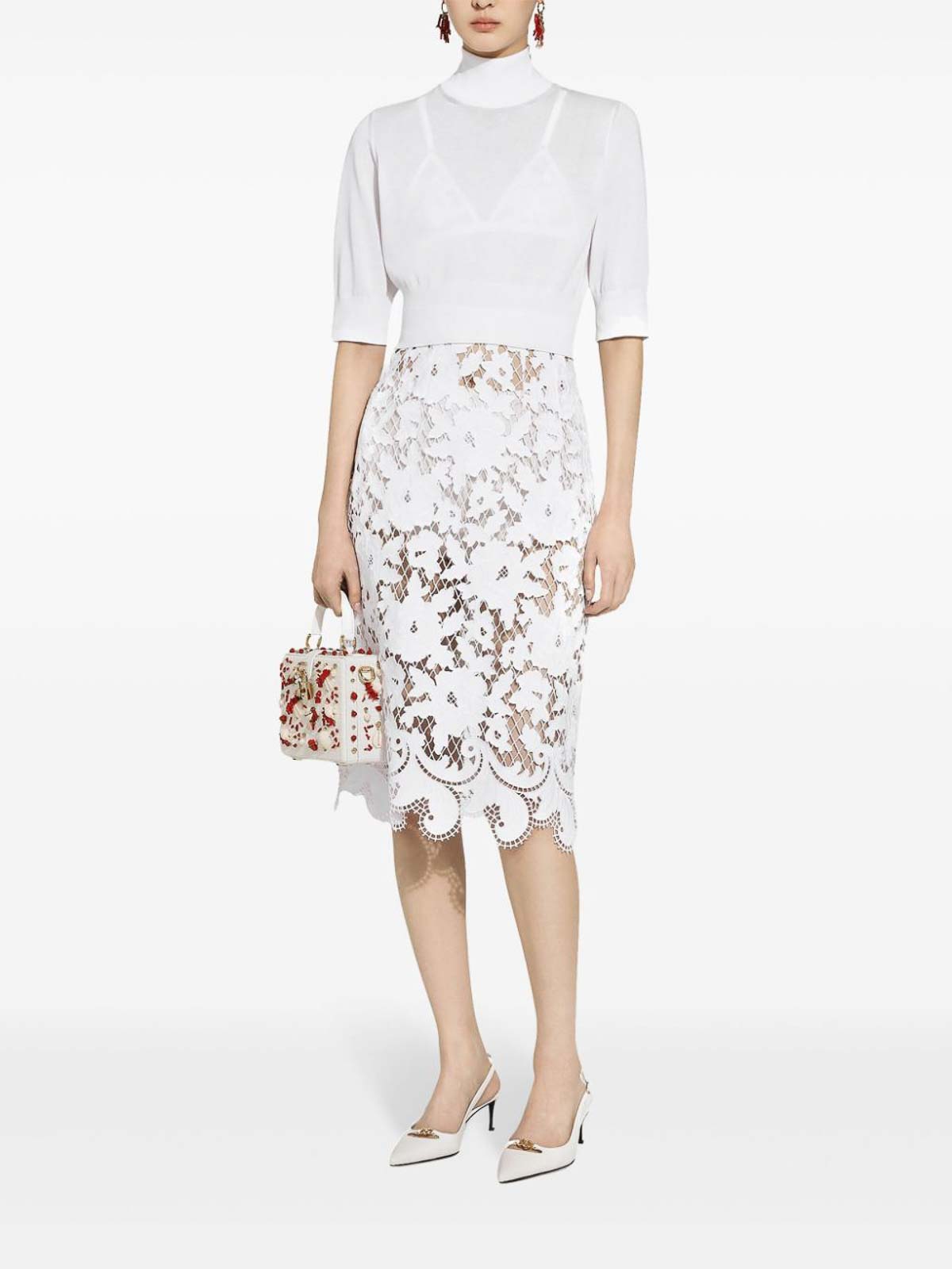 Viscose Blend Turtleneck Sweater FXW12TJFMEBW0001 (Dolce & Gabbana / ニット・セーター・カーディガン ) | Dolce & Gabbana (ドルチェガッバーナ)(1)