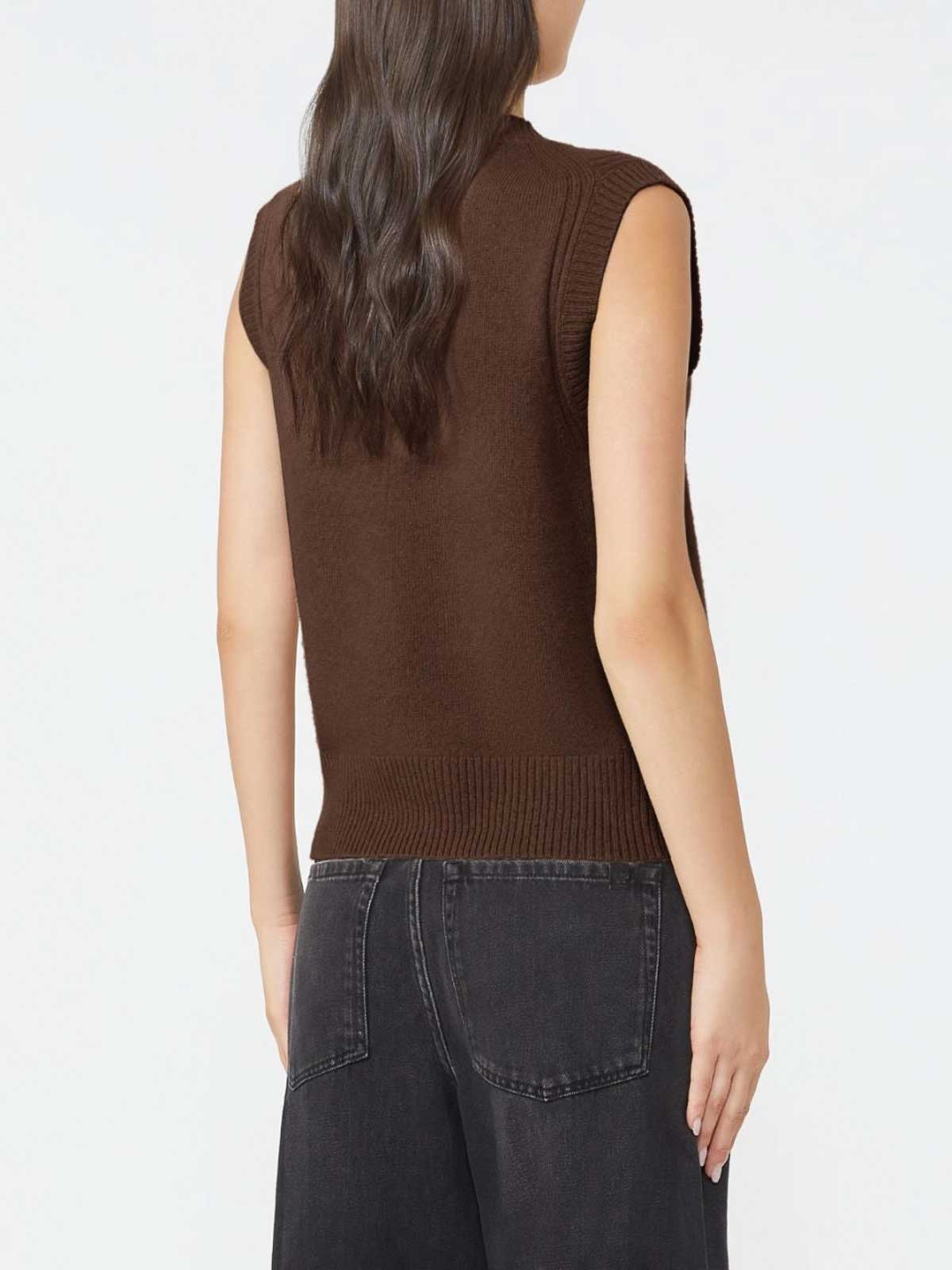 Gilet Carlos Cioccolato 2525356012005 (Weekend Max Mara / ベスト ) | Weekend Max Mara (ウィークエンド マックスマーラ)(2)