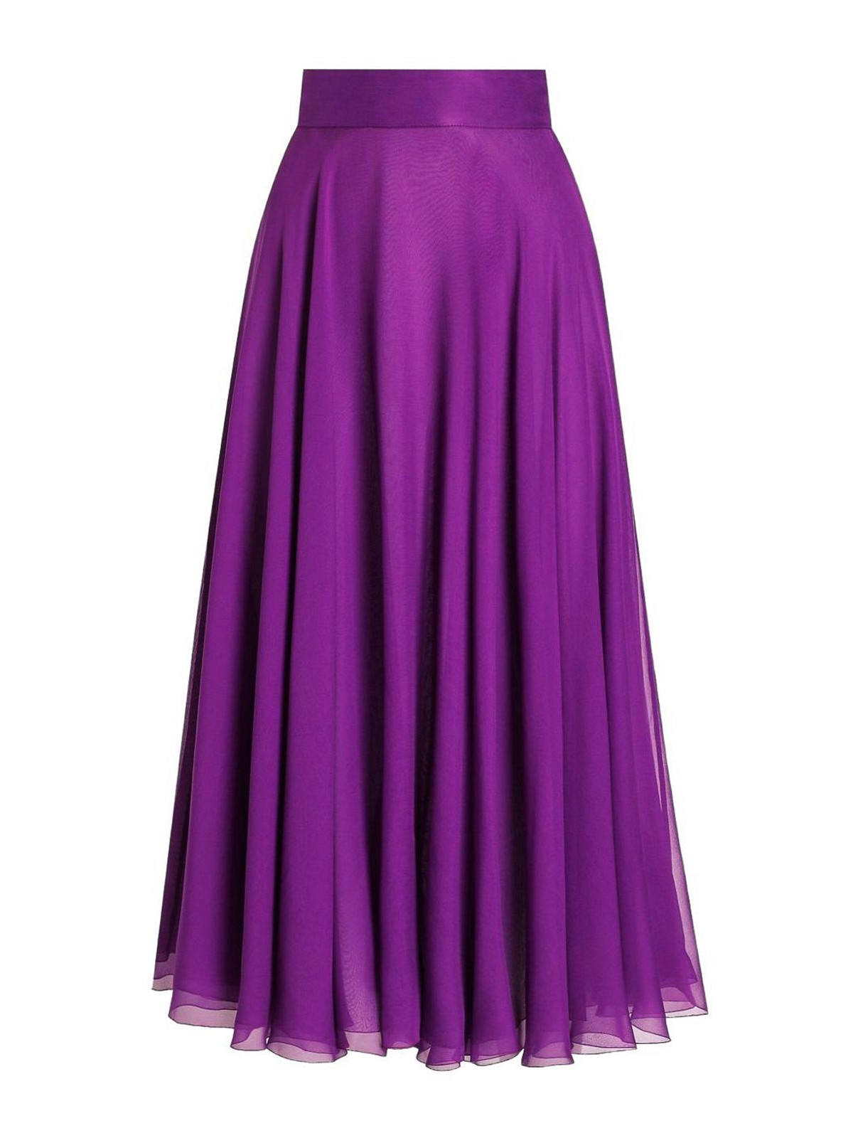 Dolce &Amp Gabbana Chiffon Midi Skirt F4C7UTFU1ATF0571 (Dolce & Gabbana / スカート ) | Dolce & Gabbana (ドルチェガッバーナ)