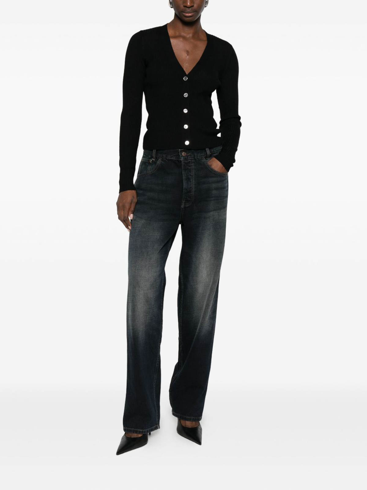 V-Neck New Ticino Cardigan 105506A18MZ99 (PINKO / ニット・セーター・カーディガン ) | PINKO (ピンコ)(1)