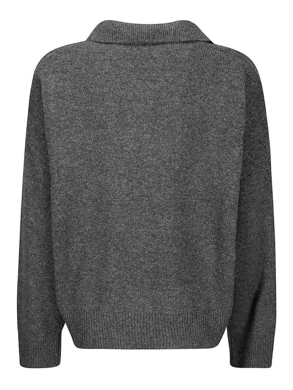 Maglione Polo Dark Grey CD5042F5074074 (BE YOU / ニット・セーター・カーディガン ) | BE YOU (ビー ユー)(1)