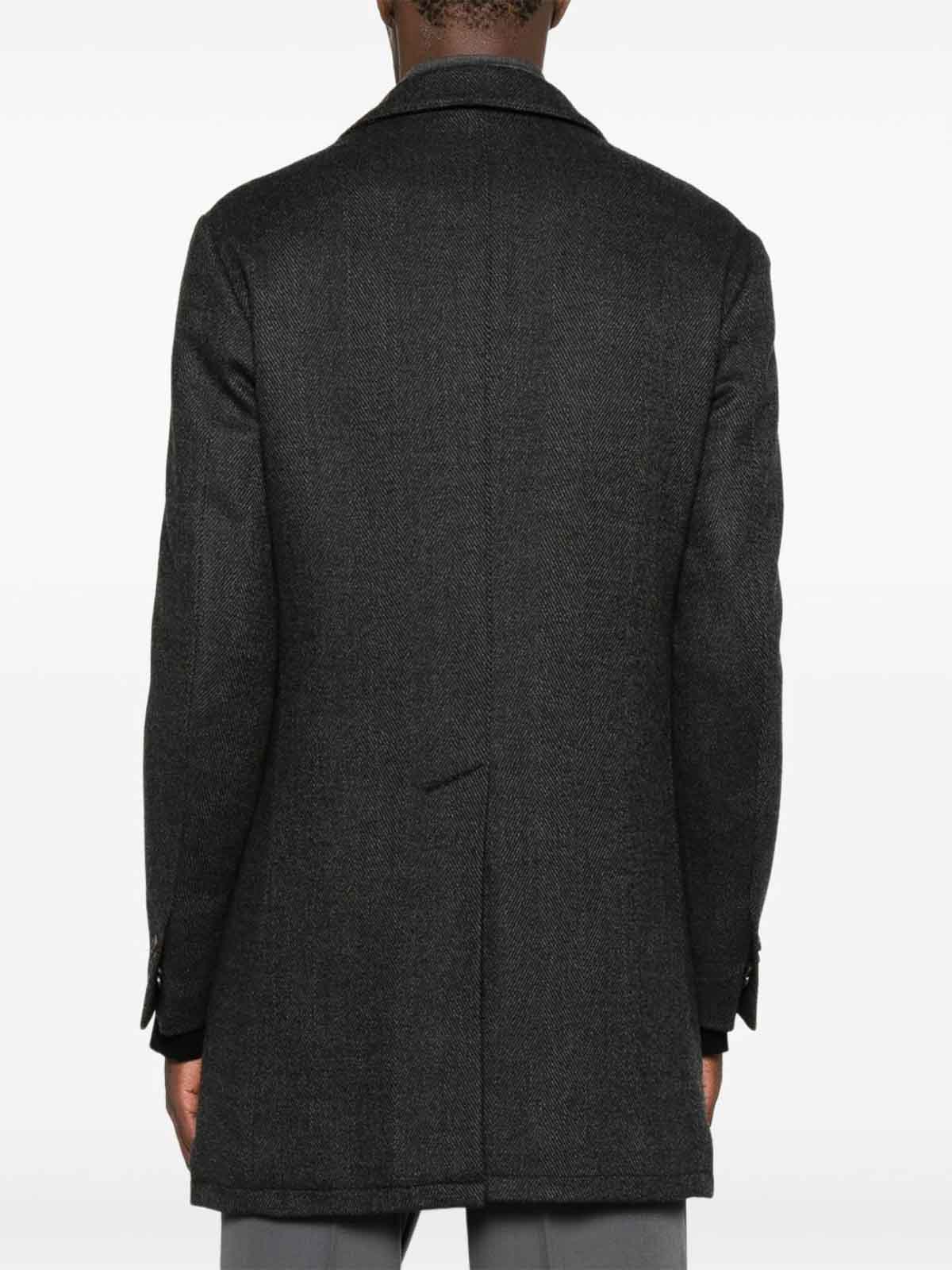 Grey Wool Coat 26159E19 (CORNELIANI / コート ) | CORNELIANI (コルネリアーニ)(5)