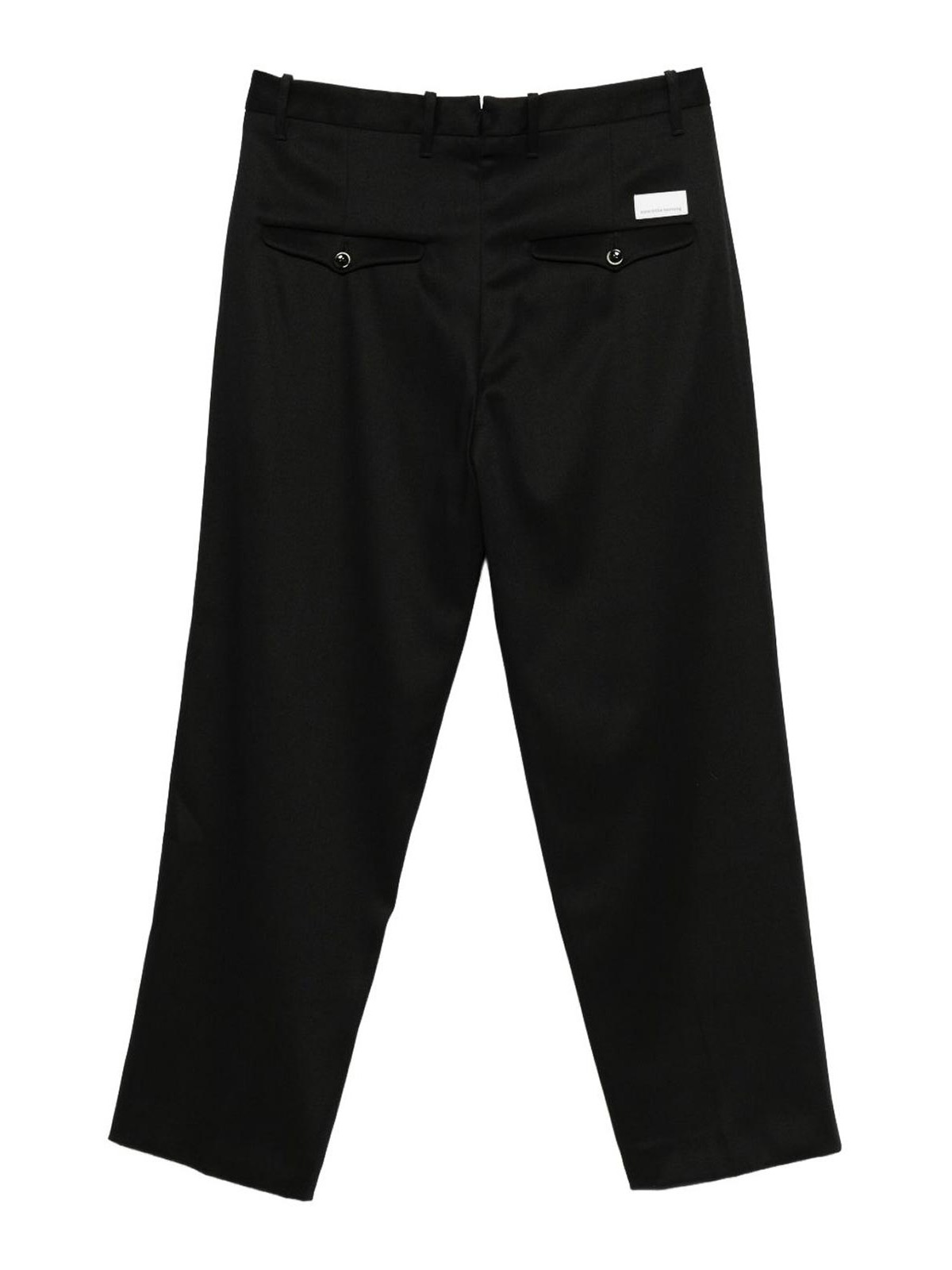 Black Kai Pants 9FW25KAI22U20 (nine:inthe:morning / パンツ ) | nine:inthe:morning (ナインインザモーニング)(1)