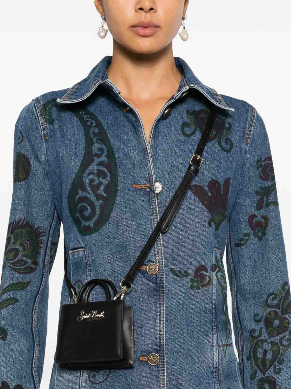 Black Shop Bag Micro SHBM000300507I (MC2 SAINT BARTH / ハンドバッグ・ショルダーバッグ ) | MC2 SAINT BARTH (エムシーツーセイントバース)(1)