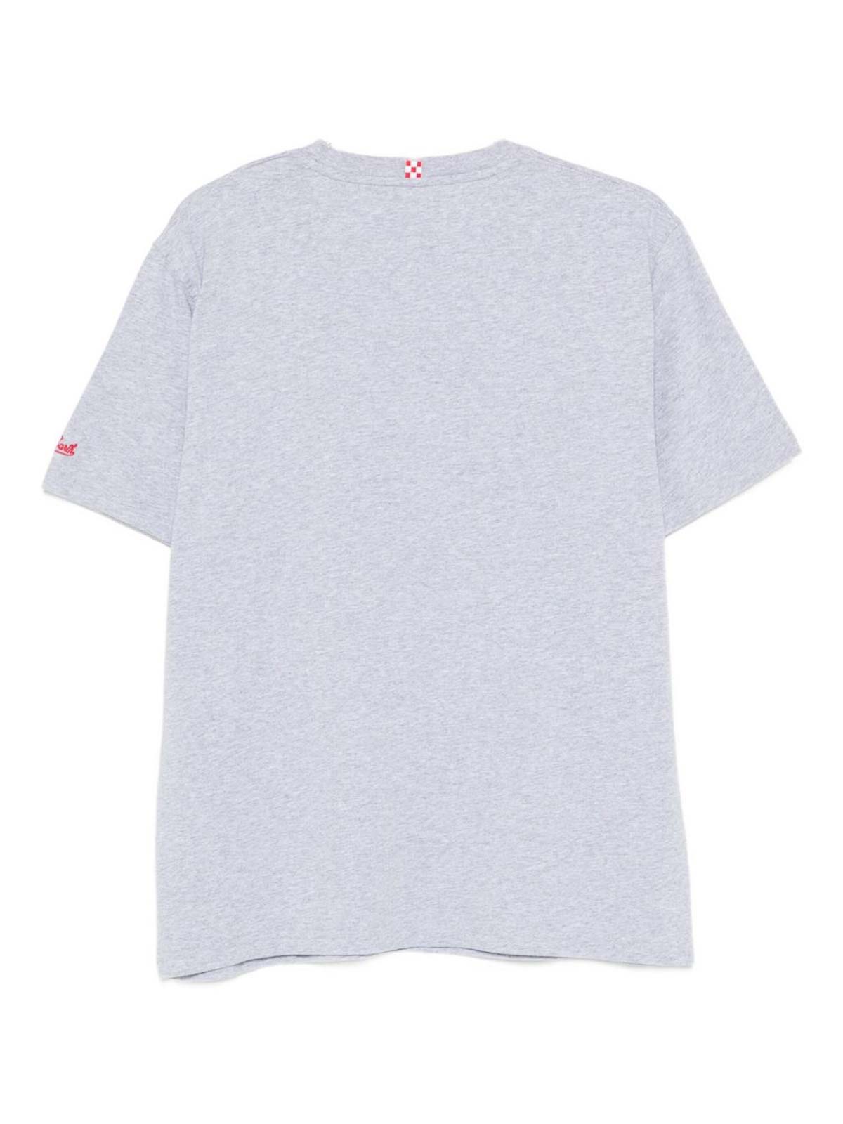 Grey Cotton Short-Sleeved T-Shirt ARN000103274I (MC2 SAINT BARTH / Tシャツ・カットソー ) | MC2 SAINT BARTH (エムシーツーセイントバース)(2)