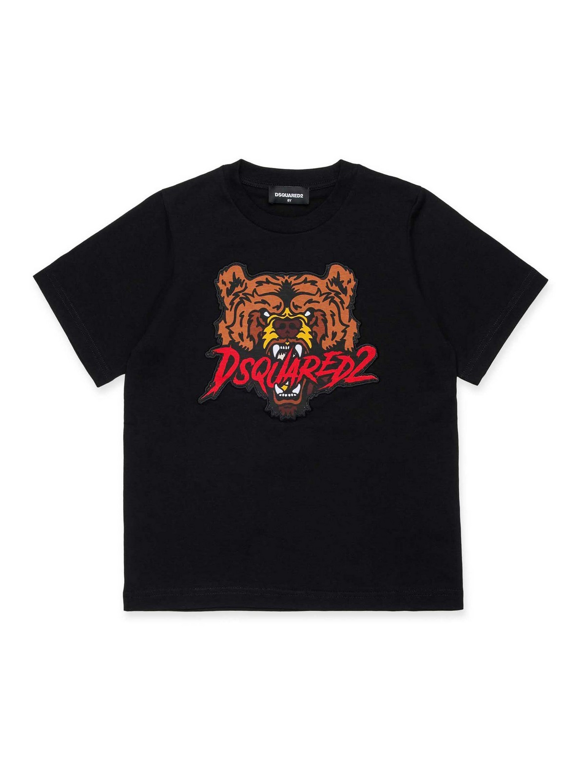 T-shirt nera DQ2983D004GDQ900 (Dsquared2 / Tシャツ・カットソー ) | Dsquared2 (ディースクエアード)