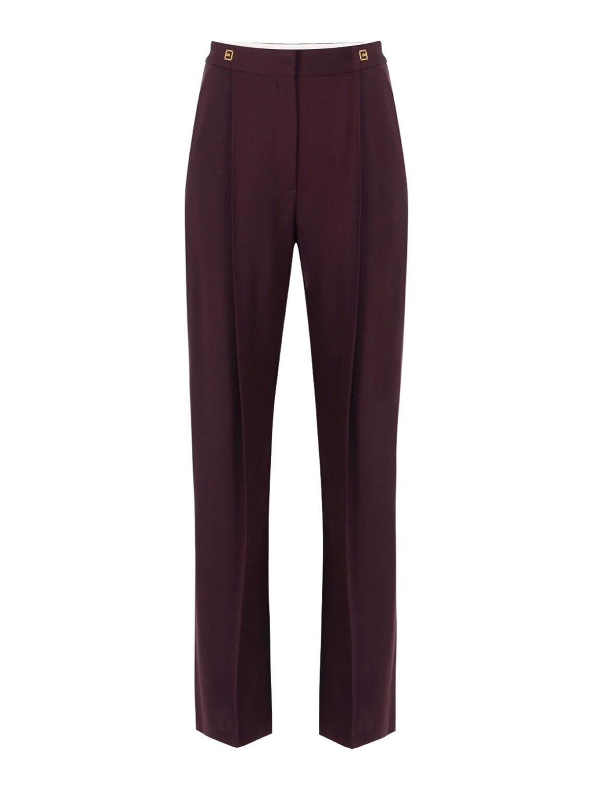 Crepe Trousers With Logo Details PA12356E2EA4 (Elisabetta Franchi / パンツ ) | Elisabetta Franchi (エリザベッタ フランキ)