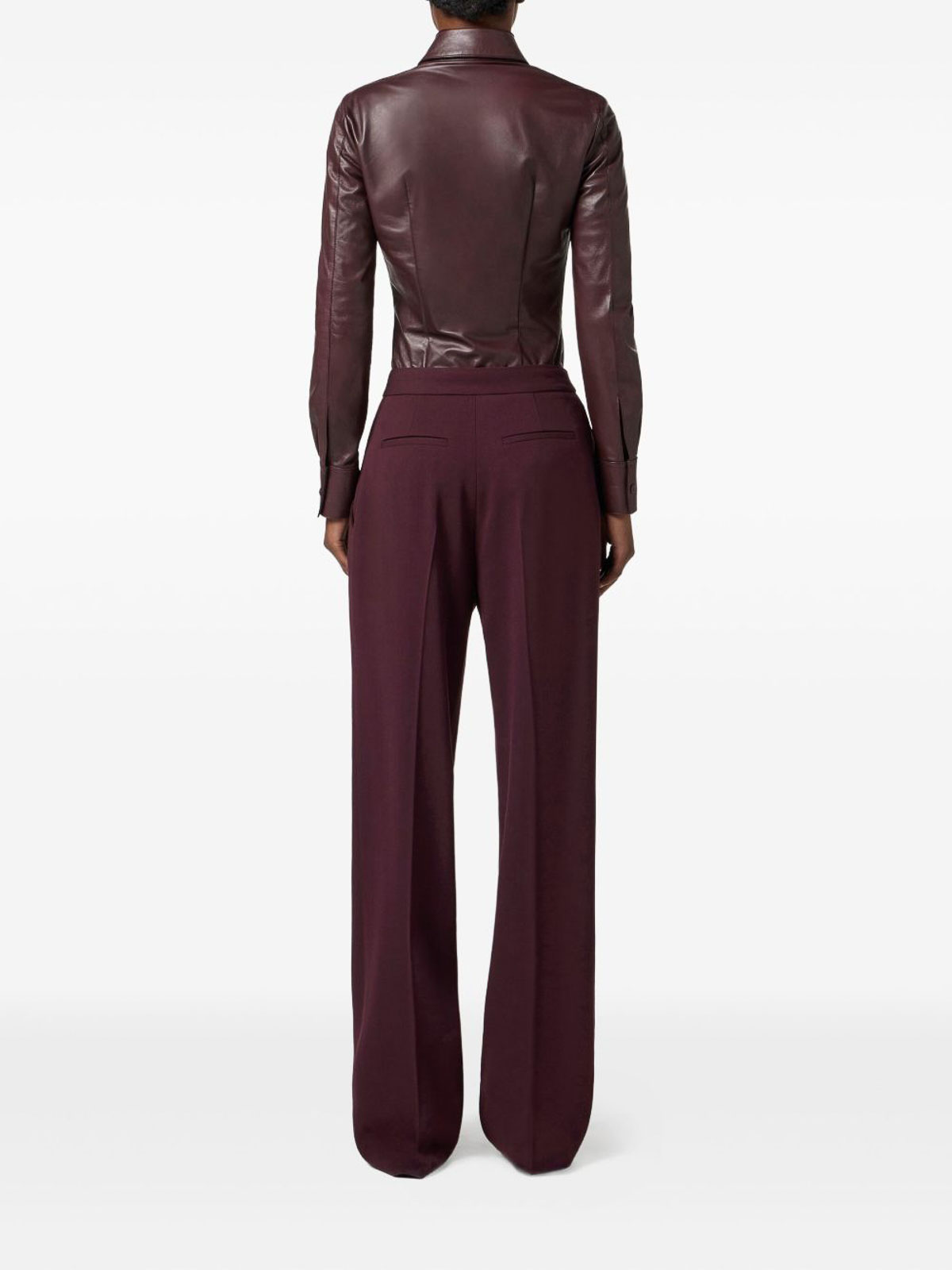 Crepe Trousers With Logo Details PA12356E2EA4 (Elisabetta Franchi / パンツ ) | Elisabetta Franchi (エリザベッタ フランキ)(1)