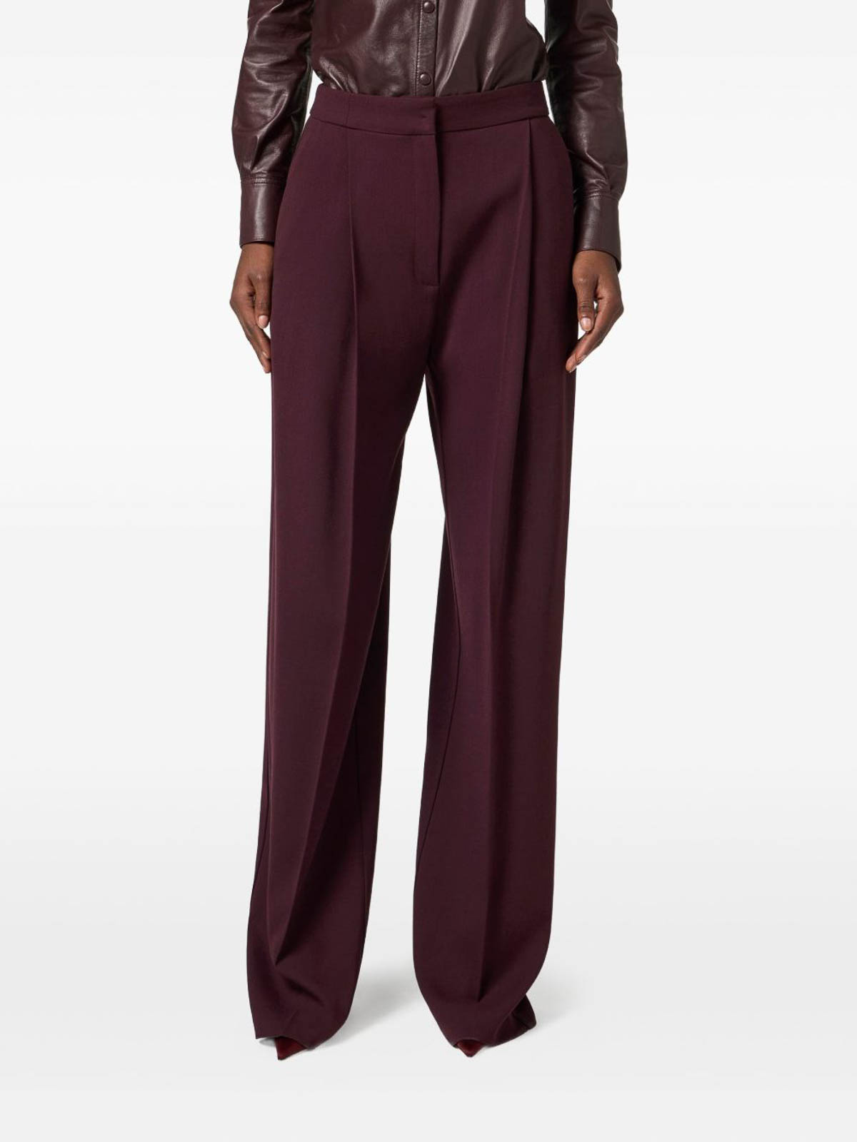 Crepe Trousers With Logo Details PA12356E2EA4 (Elisabetta Franchi / パンツ ) | Elisabetta Franchi (エリザベッタ フランキ)(4)