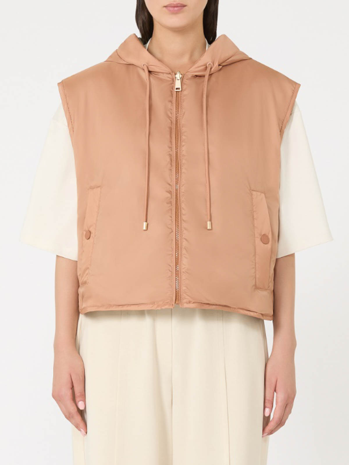 Reversible Water-Repellent Canvas Vest 2525296021600032 (Weekend Max Mara / ベスト ) | Weekend Max Mara (ウィークエンド マックスマーラ)(2)