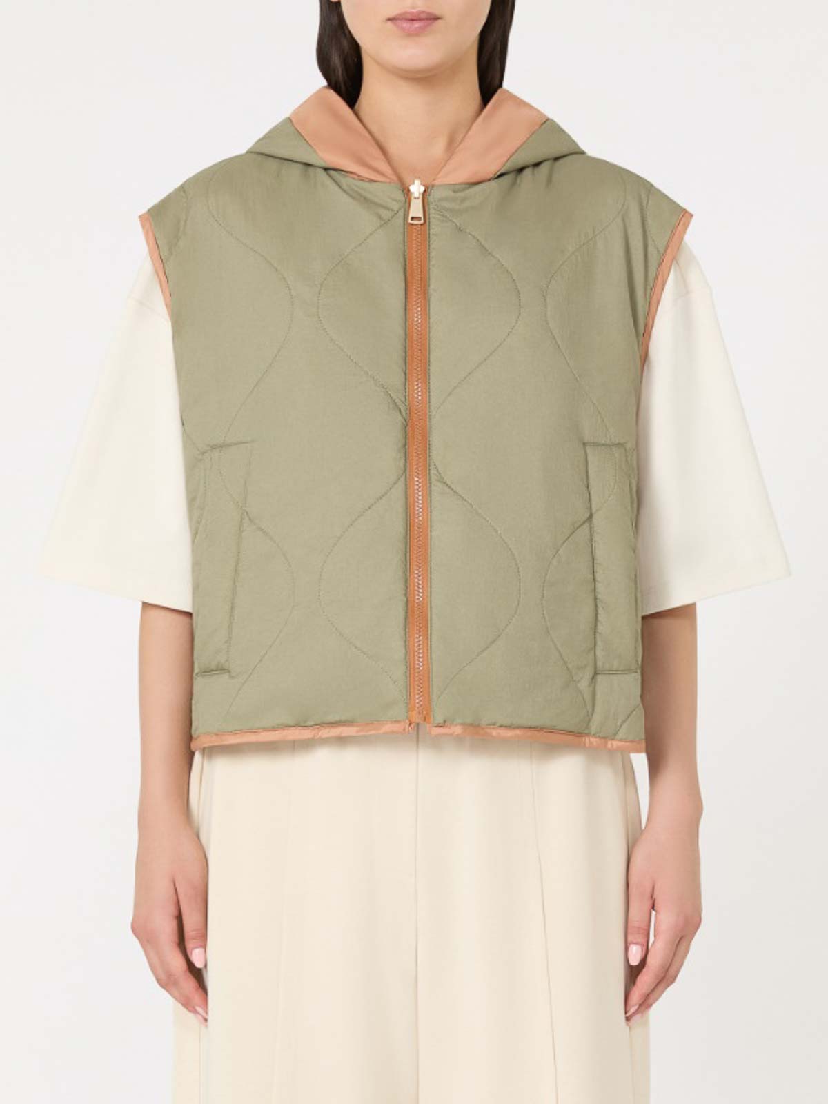 Reversible Water-Repellent Canvas Vest 2525296021600032 (Weekend Max Mara / ベスト ) | Weekend Max Mara (ウィークエンド マックスマーラ)(5)