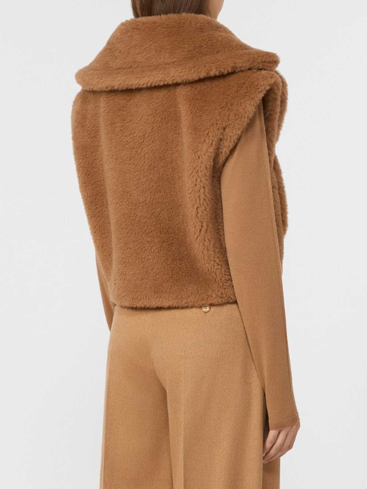 Giubbino Gilet Santos Cammello 521036012600001 (Max Mara / レザー&ファージャケット・コート ) | Max Mara (マックスマーラ)(4)