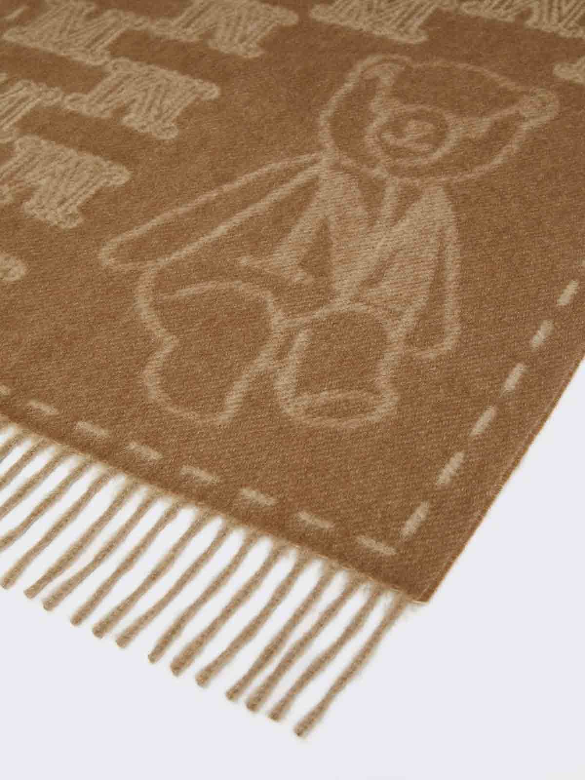 Wsteddycame Scarf Camel 524546372600002 (Max Mara / スカーフ・マフラー ) | Max Mara (マックスマーラ)(1)