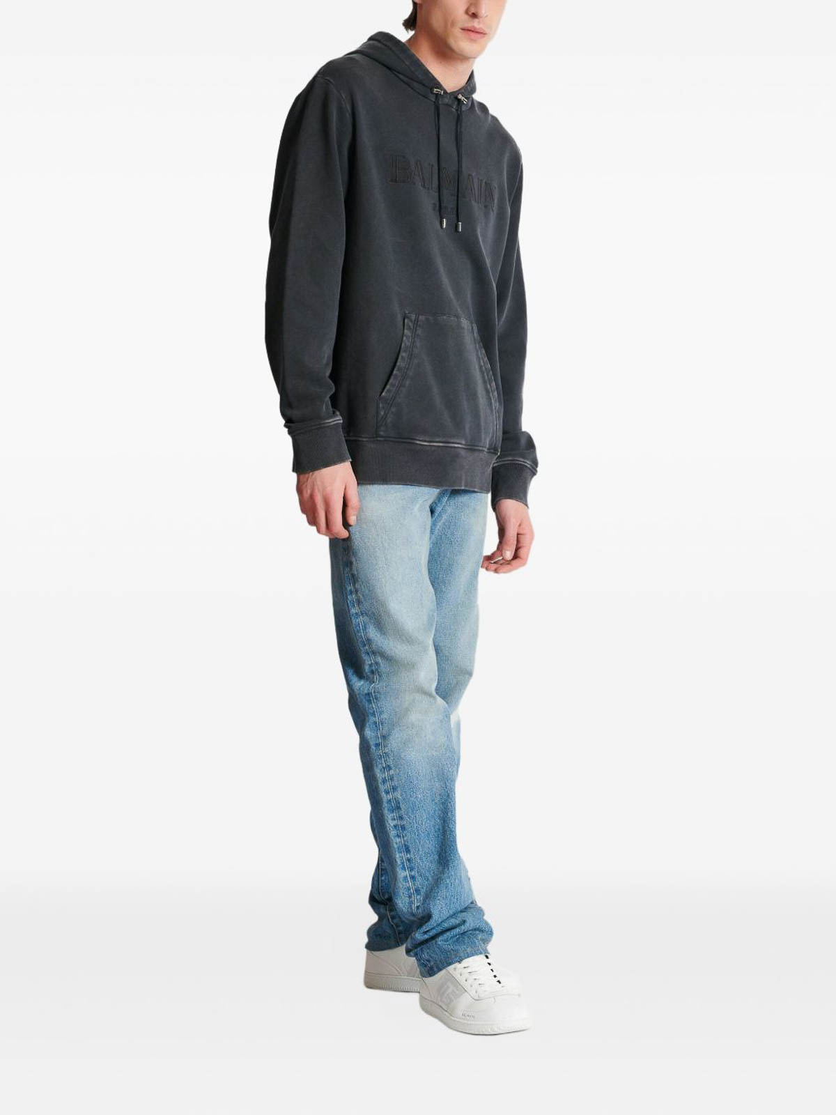 Vintage Embroidered Hoodie FH1JT047BC72YGD (Balmain / スウェット・フーディー ) | Balmain (バルマン)(2)